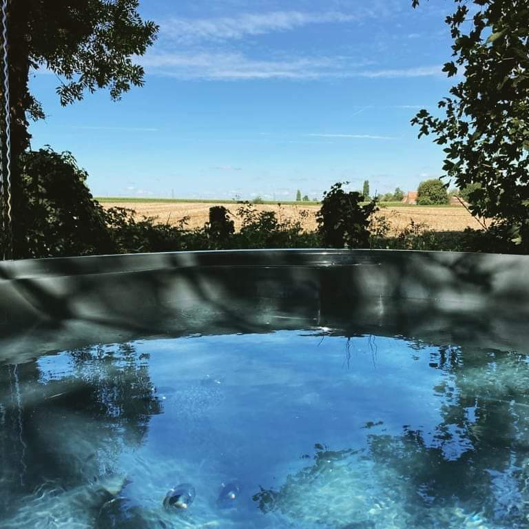 Un dôme enchanteur avec spa au cœur des Hauts-de-France à Willems — salle de bain
