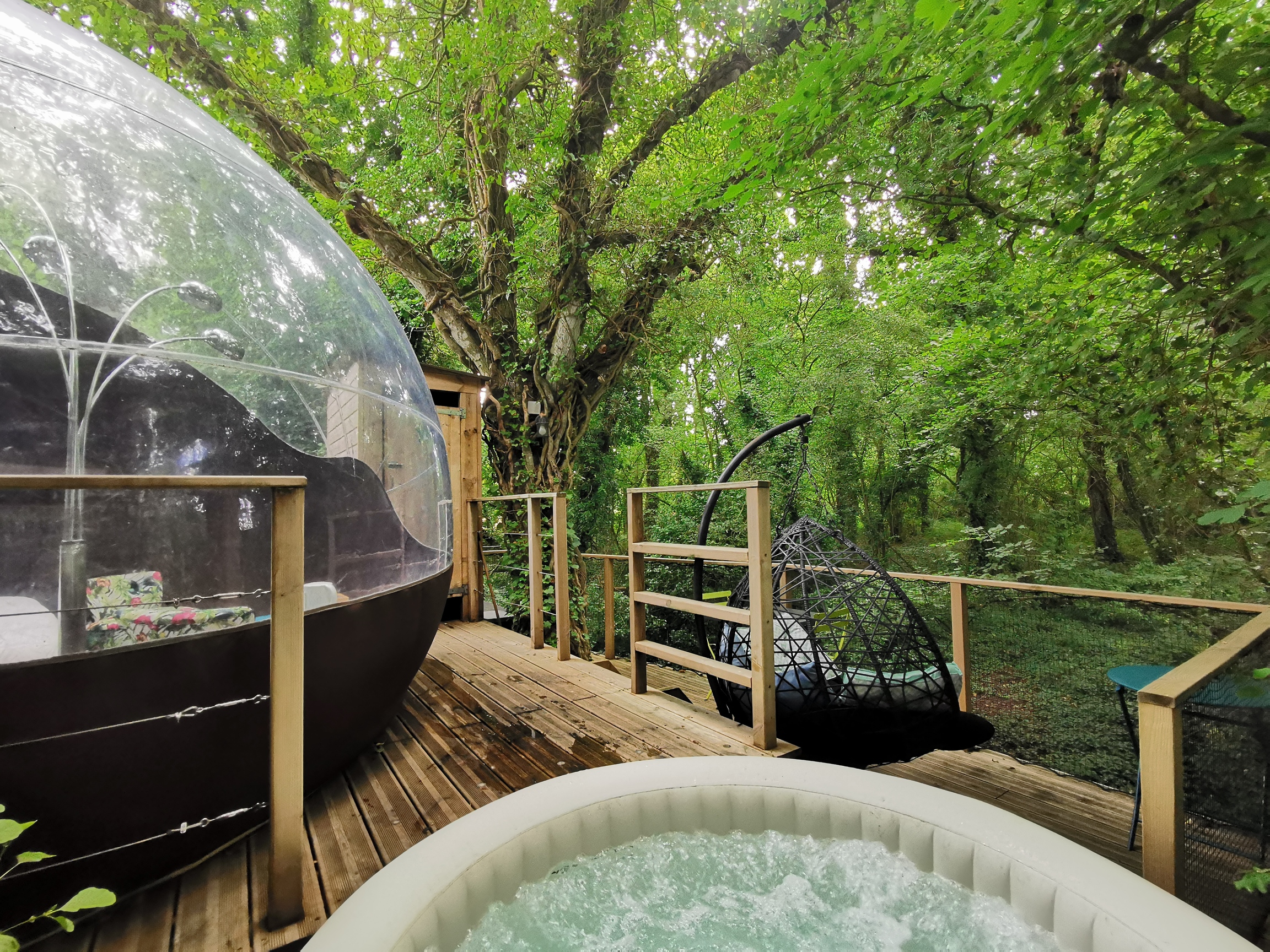 La bulle Sterenn : une échappée romantique en Bretagne à Plouec Du Trieux — chambre