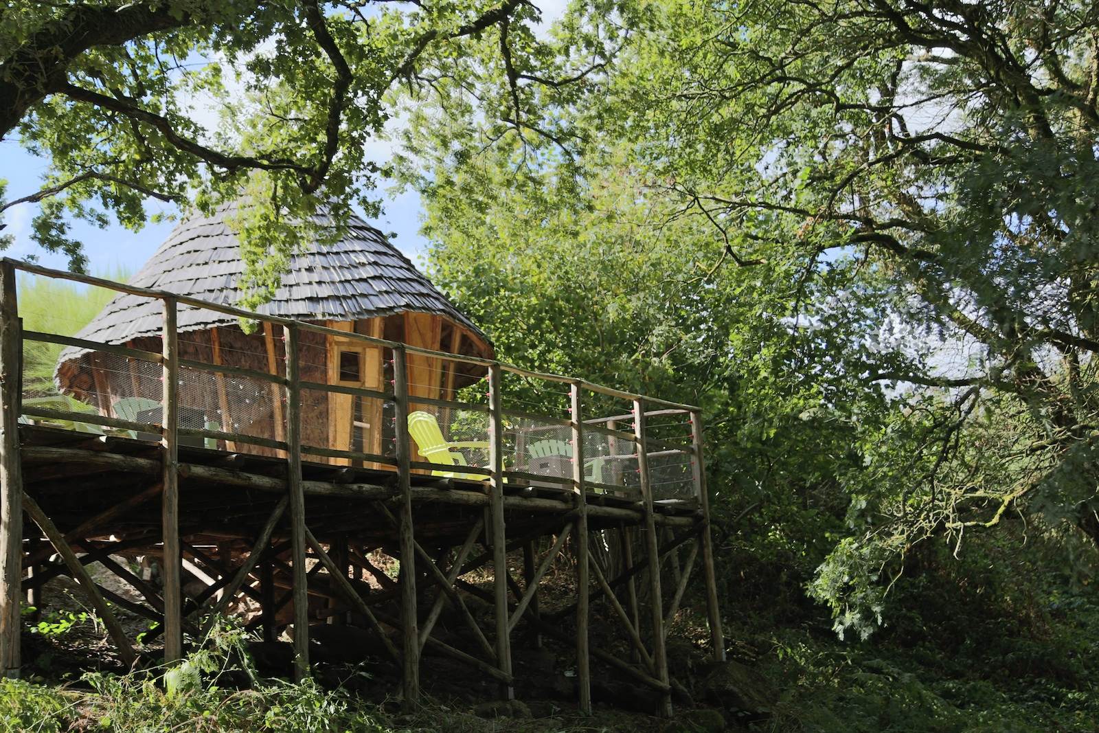 Évasion bucolique dans une cabane en Pays de la Loire à Les Epesses — vue intérieure
