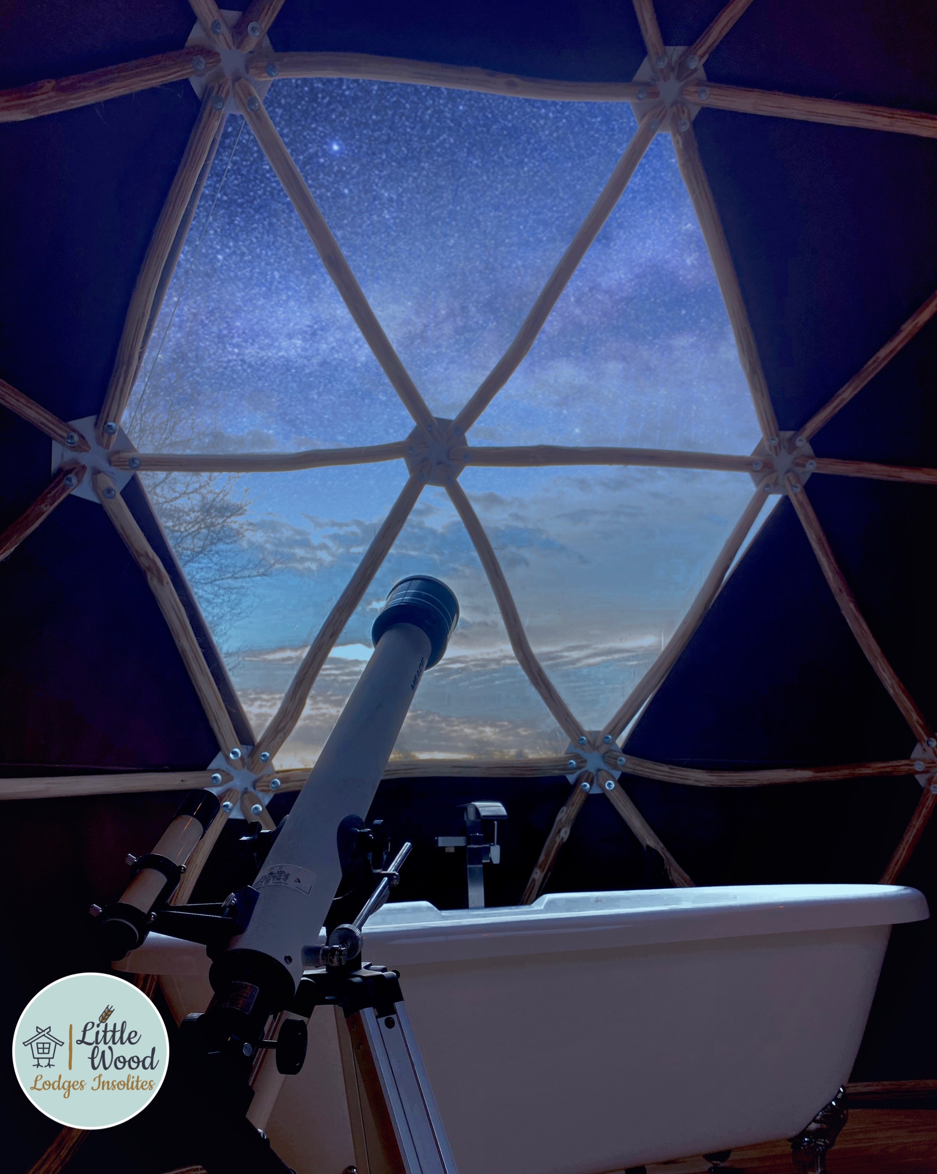 Vivez l'expérience immersive d'un dôme en Champagne-Ardenne à Bailly-Aux-Forges — environnement naturel