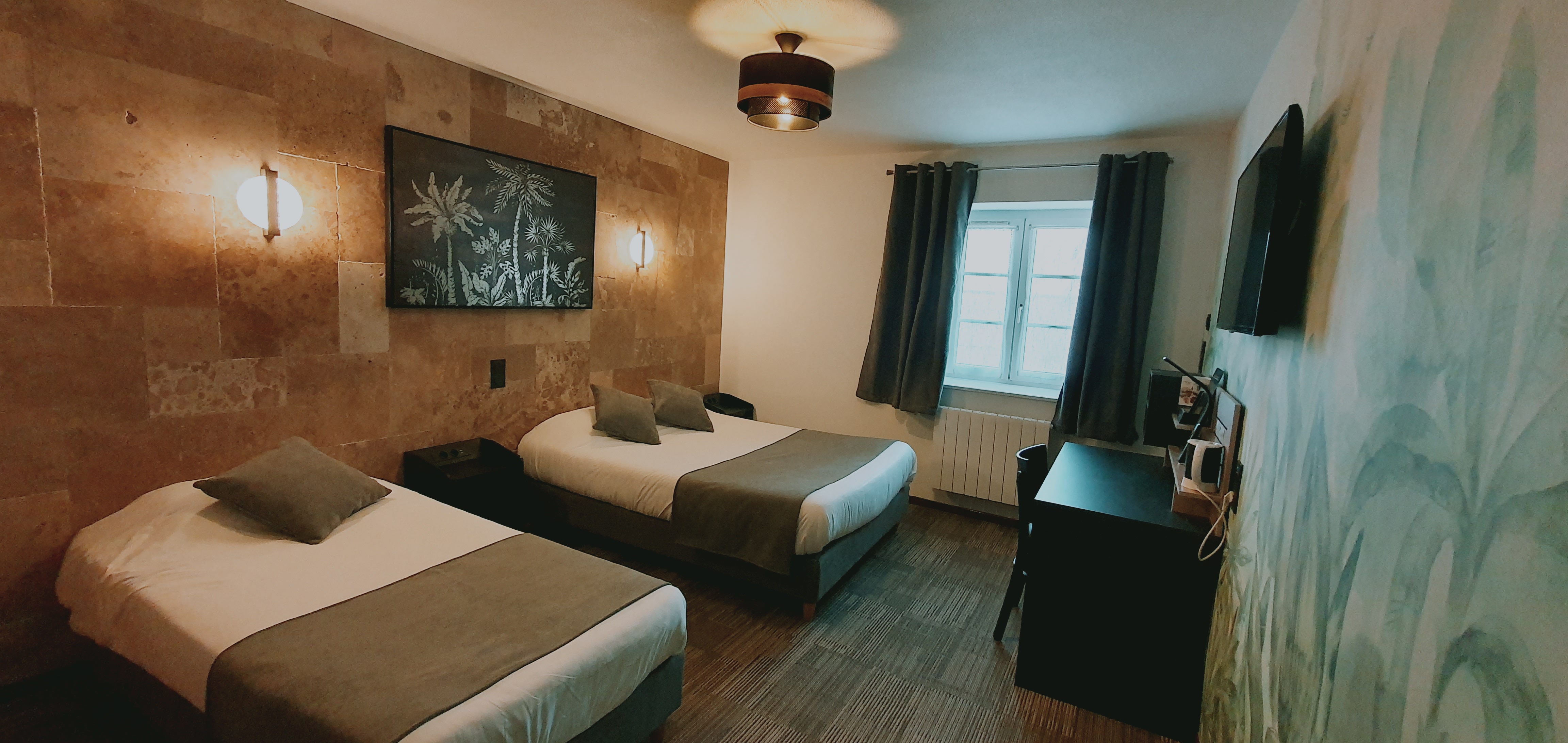 Chambre du Moulin - Triple — Séjour avec spa à Ain à Druillat — vue depuis la terrasse
