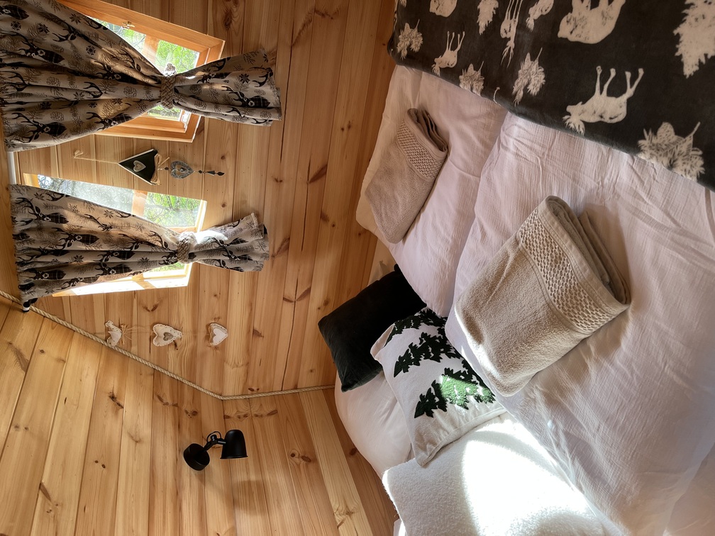 La Cabane de Léa — Cabane avec spa à Épinal (Vosges) à Épinal — chambre