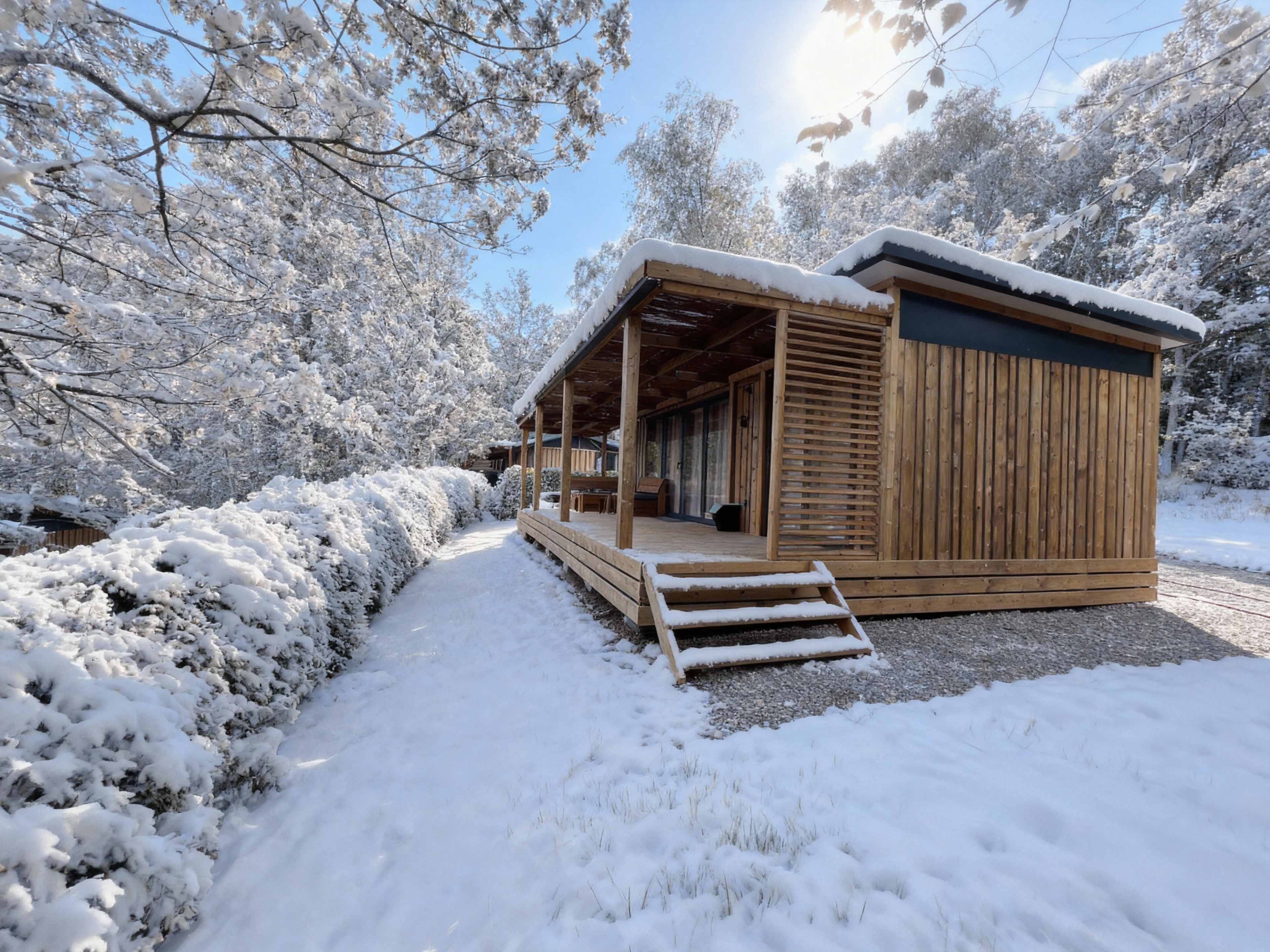 HY•Lødge Spa-4pers N°5 — Cabane avec spa privatif à Vosges