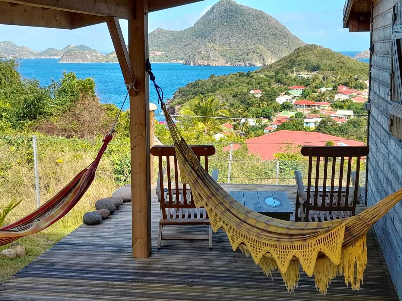 Ti Kaz Anoli : une cabane au cœur de la Guadeloupe à Terre-De-Bas — espace de vie