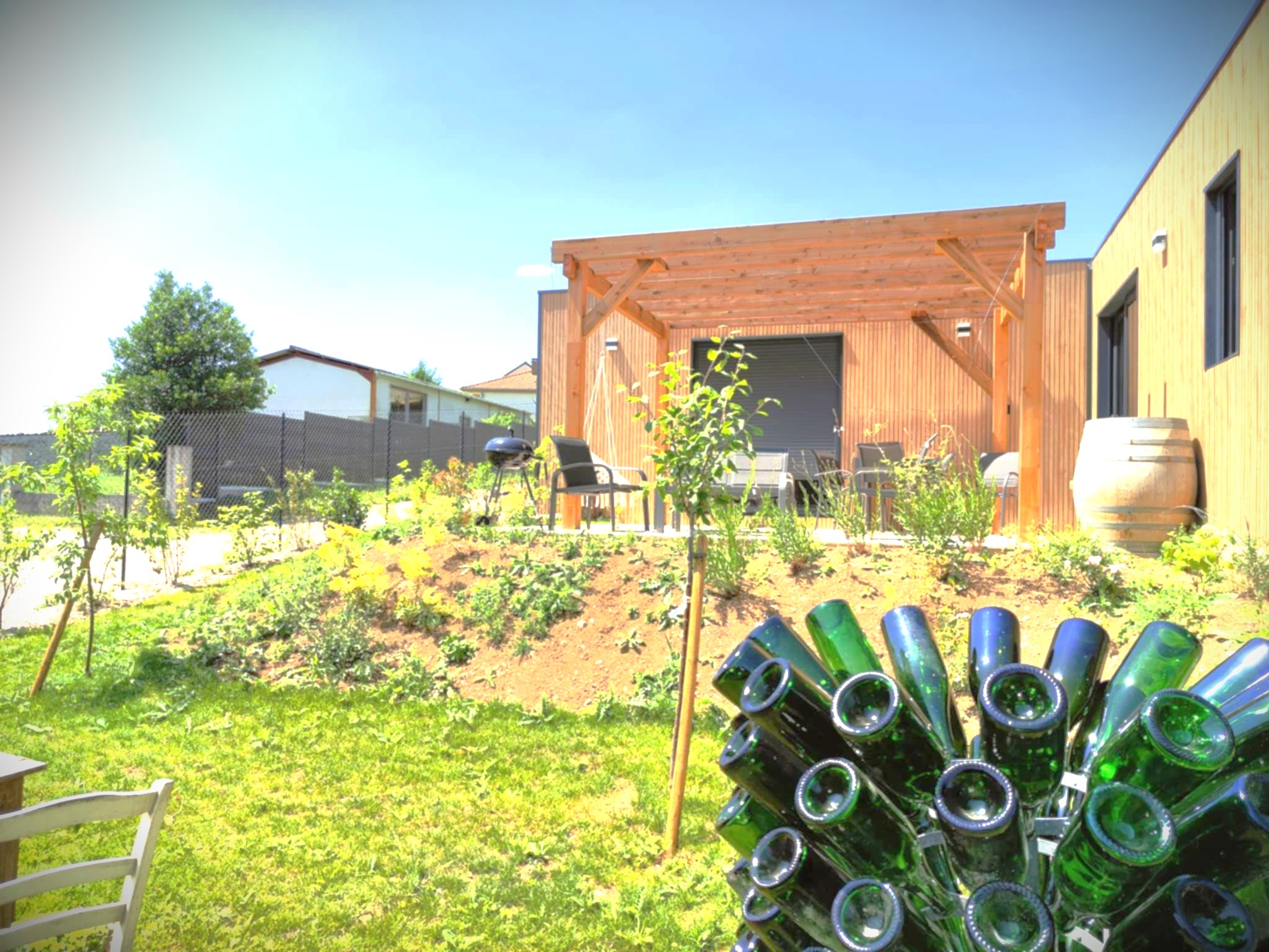 Ecolodge Le Pinot Blanc — Séjour relaxant avec spa à Aube à Dolancourt — vue intérieure