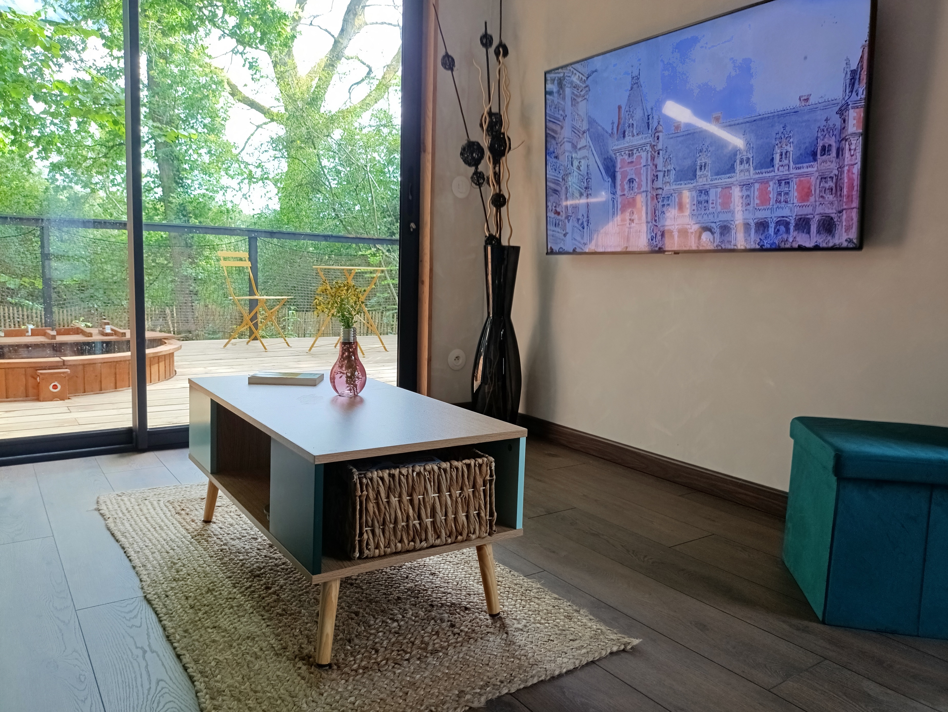 La Cabane du Chêne & SPA : une expérience unique en Lorraine à Valmunster — salle de bain