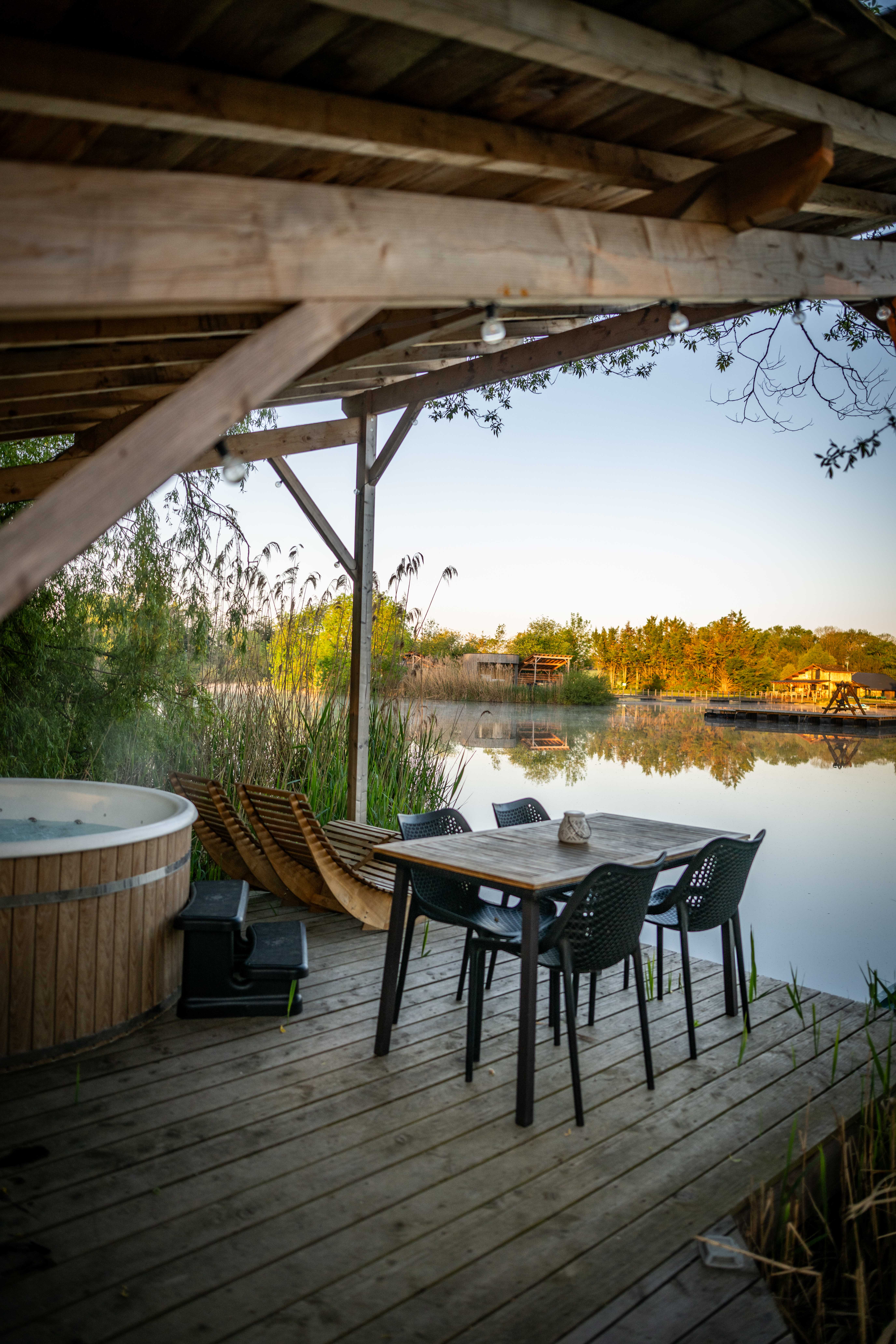 Cabane Boréalis — Cabane avec jacuzzi privatif à Ain à Meillonnas — salle de bain