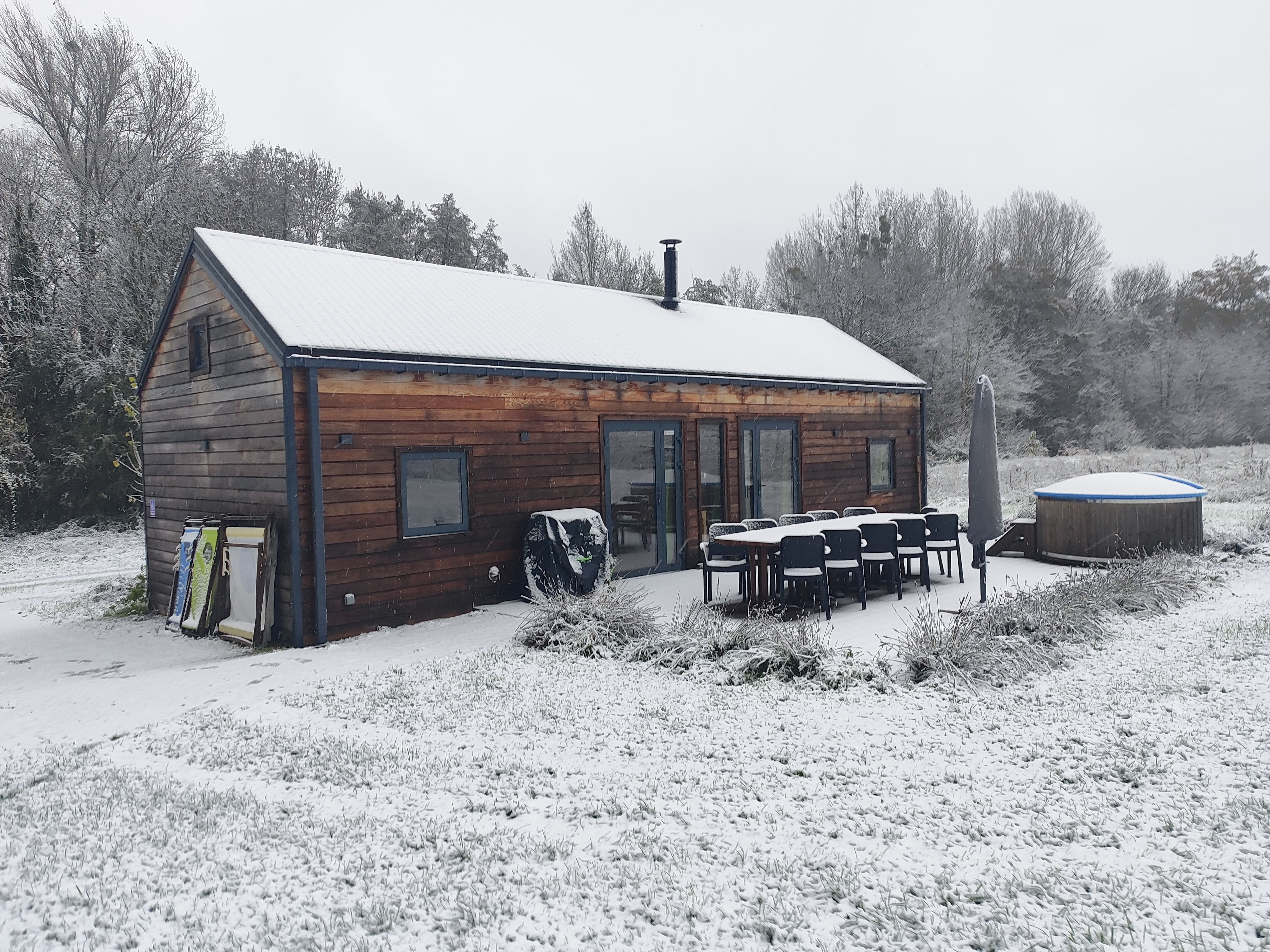 Cabane du Cerf — Écolodge avec spa à Loir-et-Cher à La Ferté-Imbault — chambre