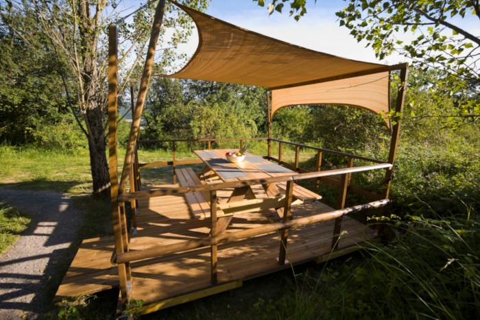 Mount Kenya — Lodge safari avec spa à Tarn-et-Garonne à Montauban — vue depuis la terrasse
