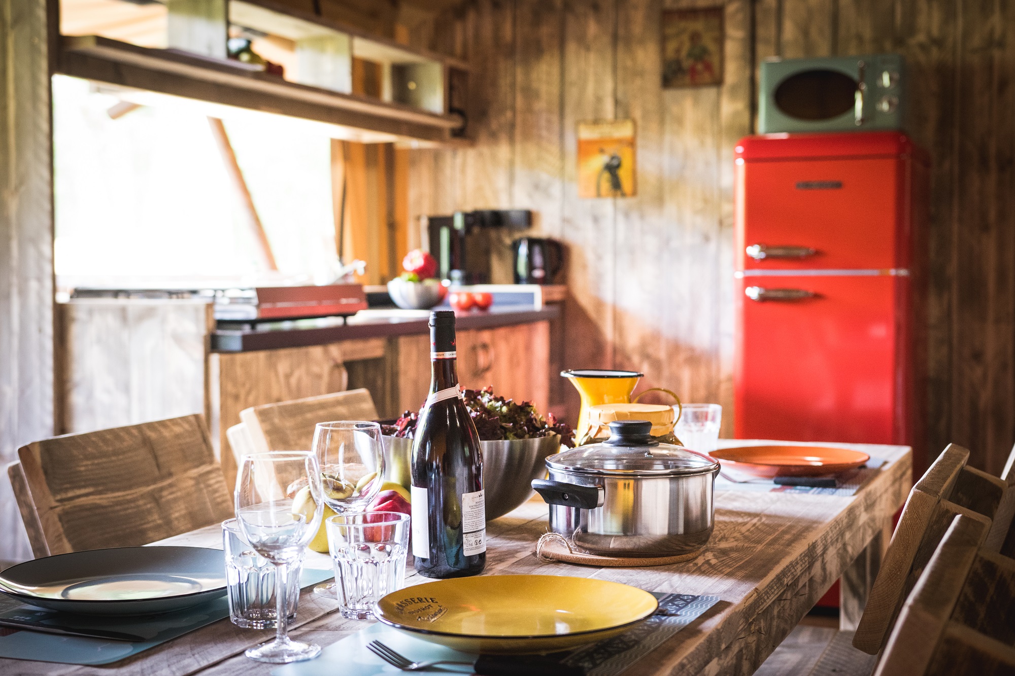 Photo 5/9 — Lodge safari « Glamping Dreamlodge — Lodge safari avec spa à Gers » à Gers Occitanie