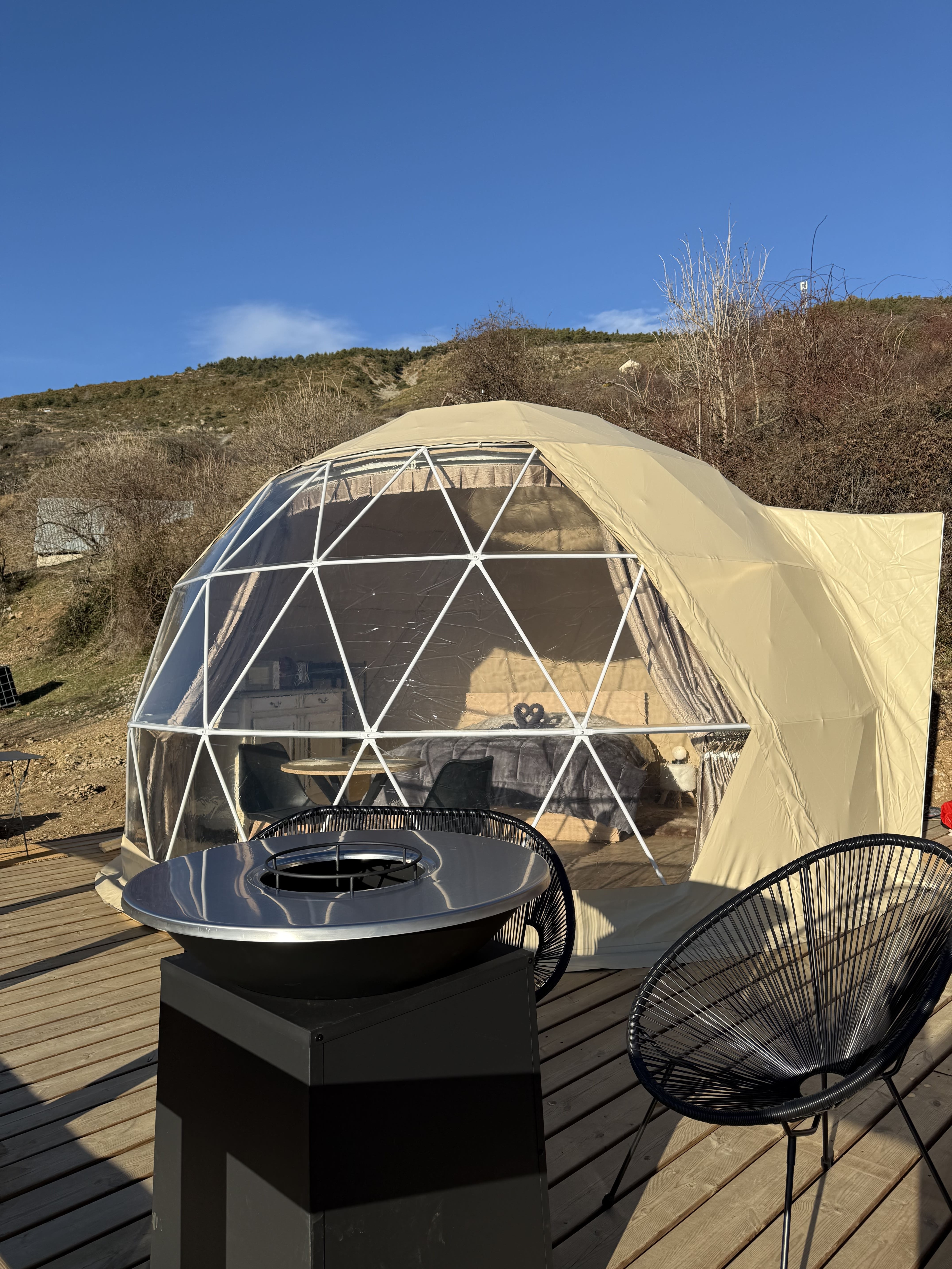 Le Dôme de Jèpo — Dôme avec vue panoramique à Alpes-Maritimes à Nice — détail architectural