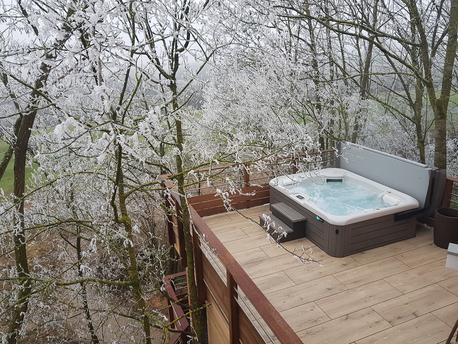 Chalet Spa Sirius : un cocon de sérénité en Lorraine à Ville-Sur-Illon — chambre