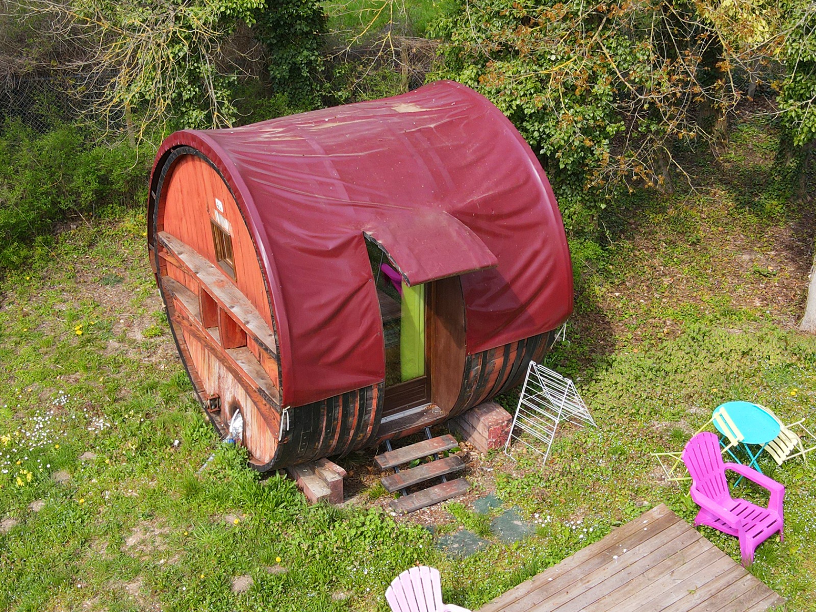 Un tonneau en Champagne : une nuit au cœur de l'insolite
