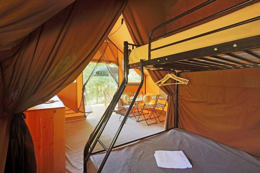 Tente Canadienne Wattwiller — Tente avec spa à Wattwiller (Haut-Rhin) à Saint-Genis-Les-Ollières — vue depuis la terrasse