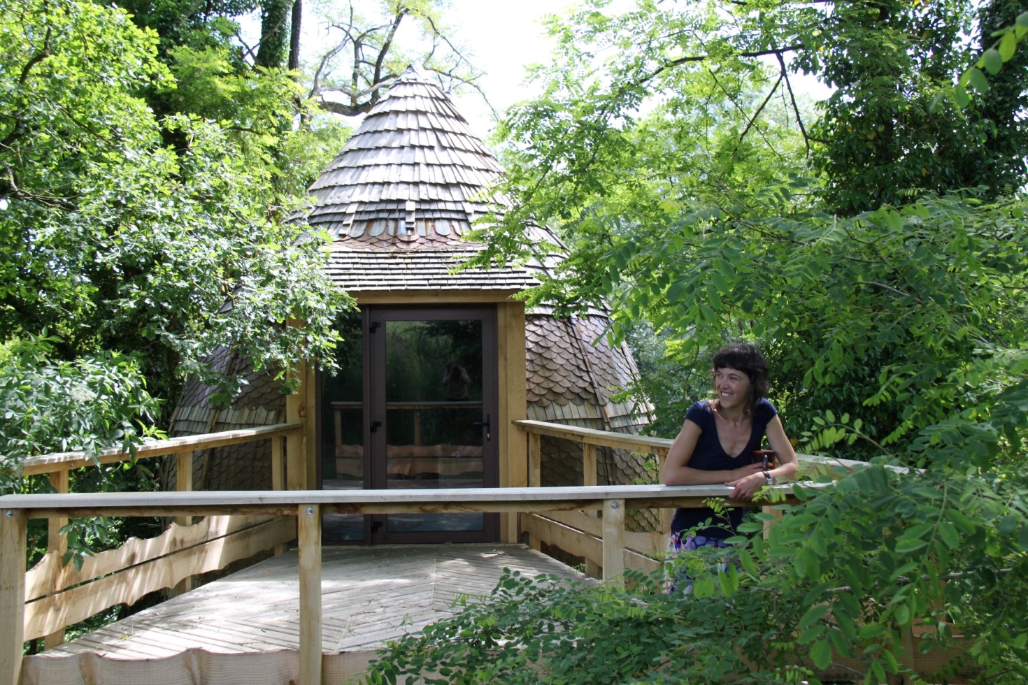 Lodge Chrysalide 1 : une cabane au cœur de la nature vendéenne à Les Epesses — vue intérieure