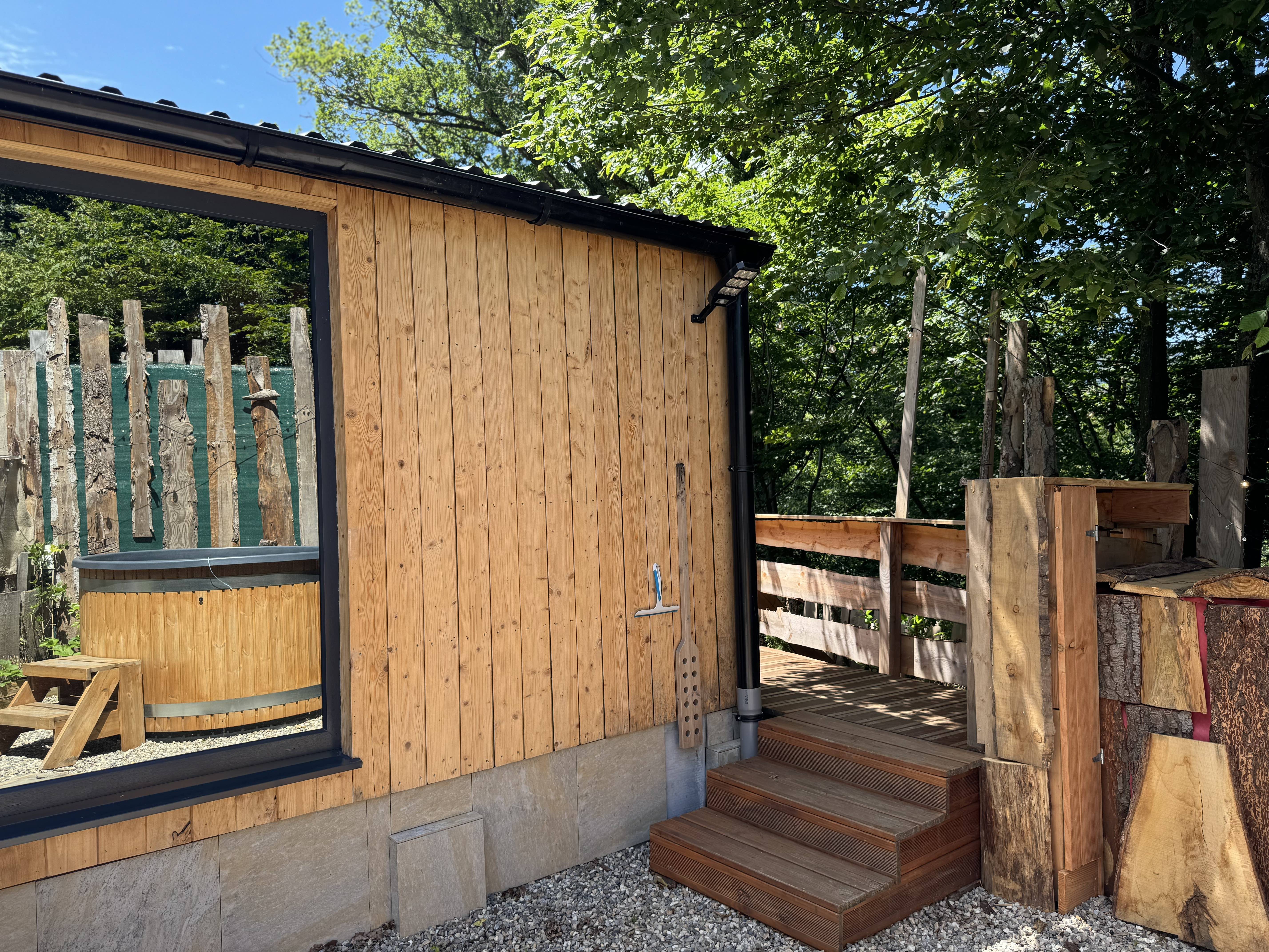 La Maison Pégase - Une cabane en Alsace avec bain nordique à Orbey — espace de vie