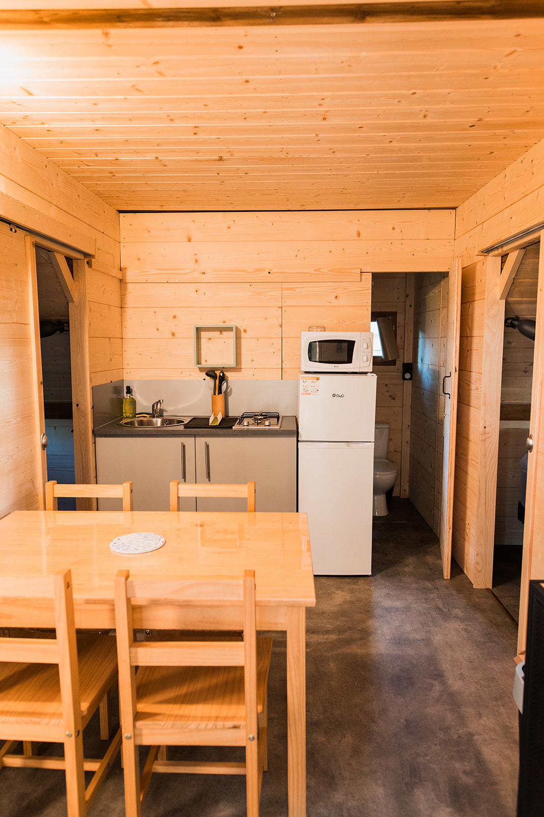 Cabane tribu Primevère — Séjour confortable avec spa à Loir-et-Cher à La Ferté-Imbault — chambre