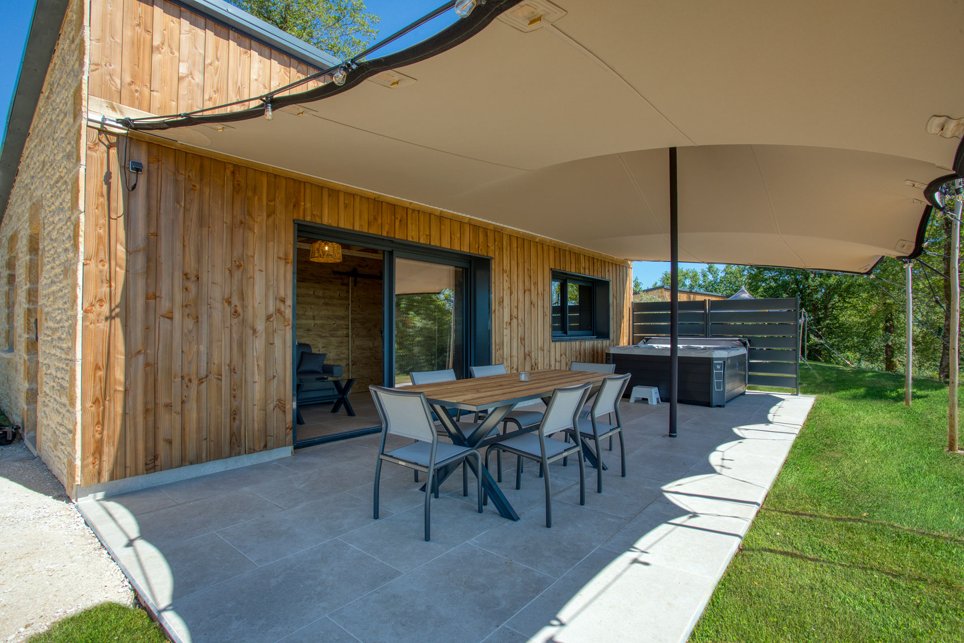 Lodge spa des Tilleuls : une évasion sensorielle en Aquitaine à Sarlat — chambre