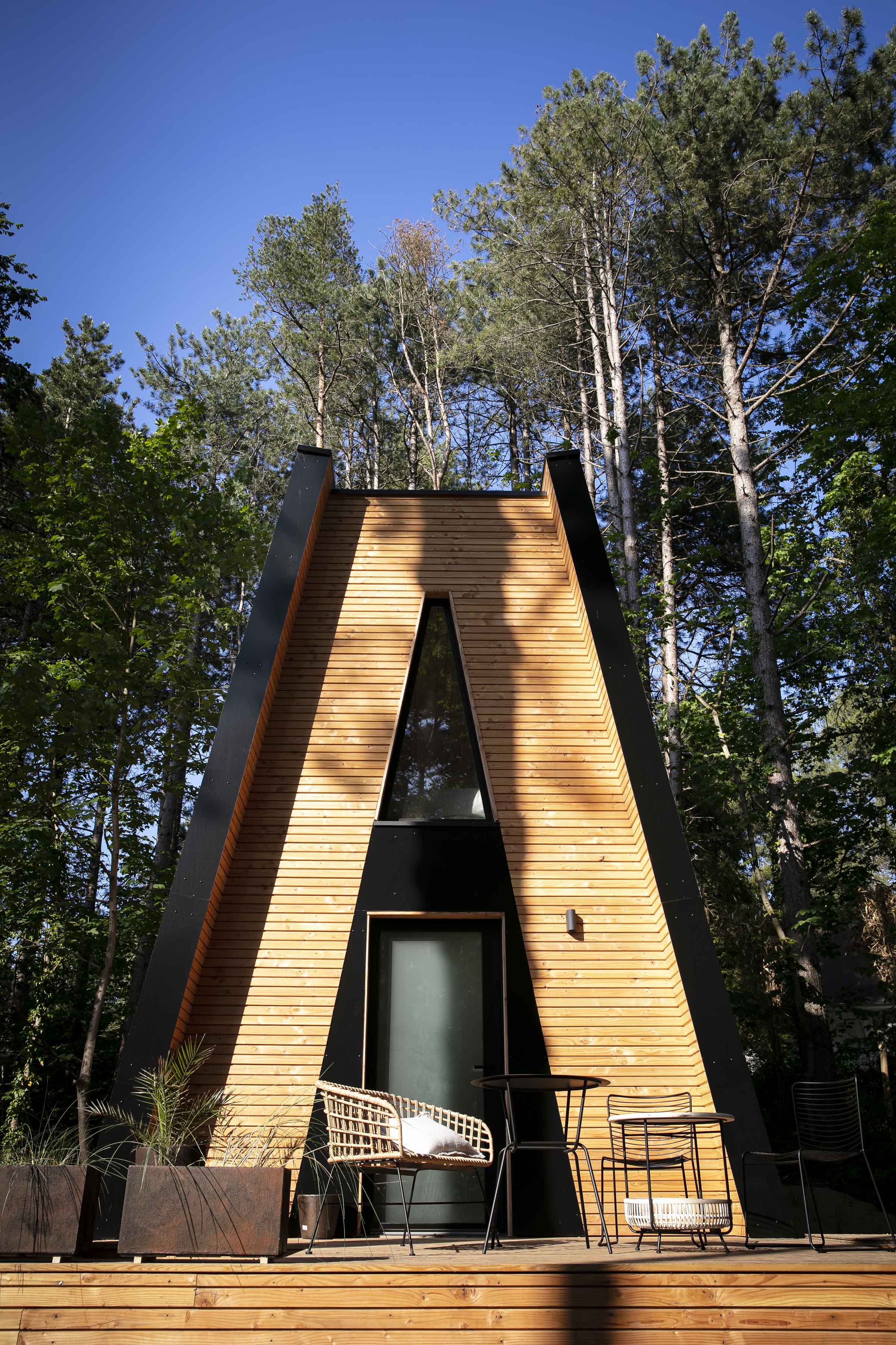 La Cabane Spa de Bain de Forêt — Cabane sur pilotis avec spa à Hardelot à Neufchâtel-Hardelot — cuisine