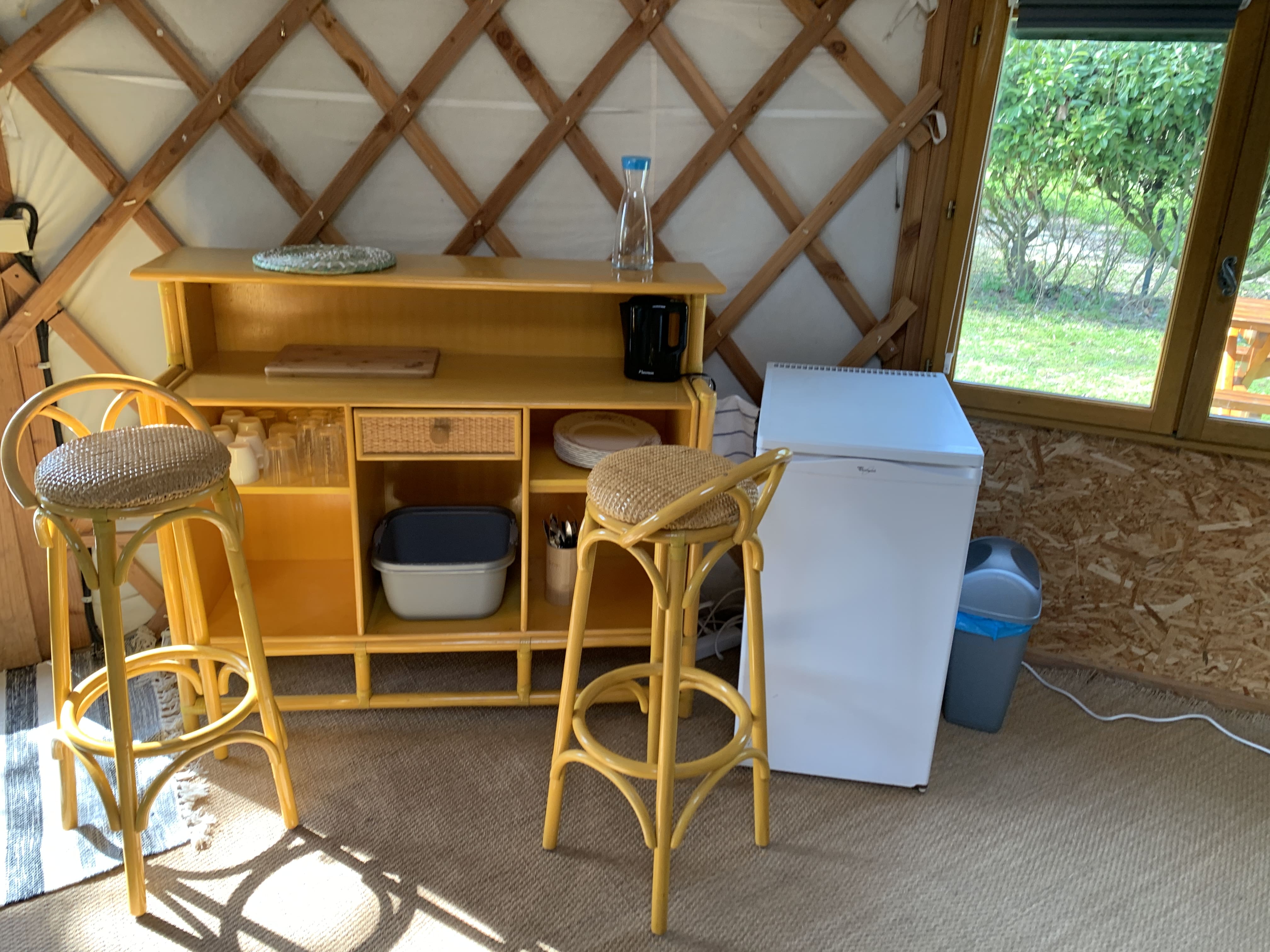 Yourte Tribu — Hébergement insolite avec spa à Pas-de-Calais à Béthune — chambre