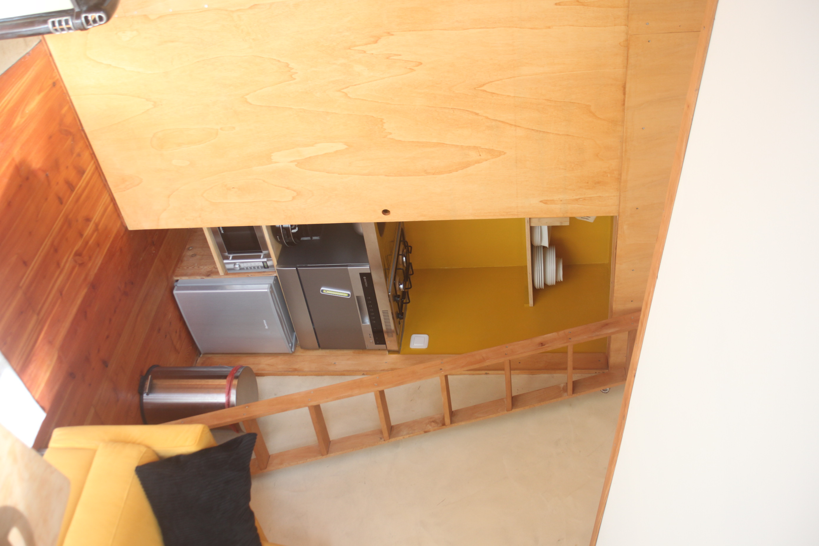 La cabane jaune — Cabane végétalisée avec spa à Haute-Vienne à Nieul — chambre