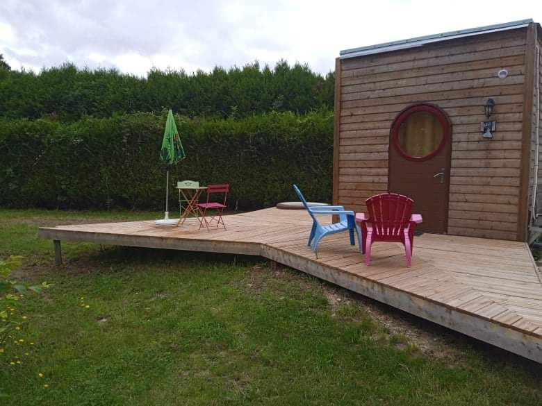 Le Carré d’étoiles & SPA : une cabane d'exception en Champagne-Ardenne à Bar Sur Aube — chambre