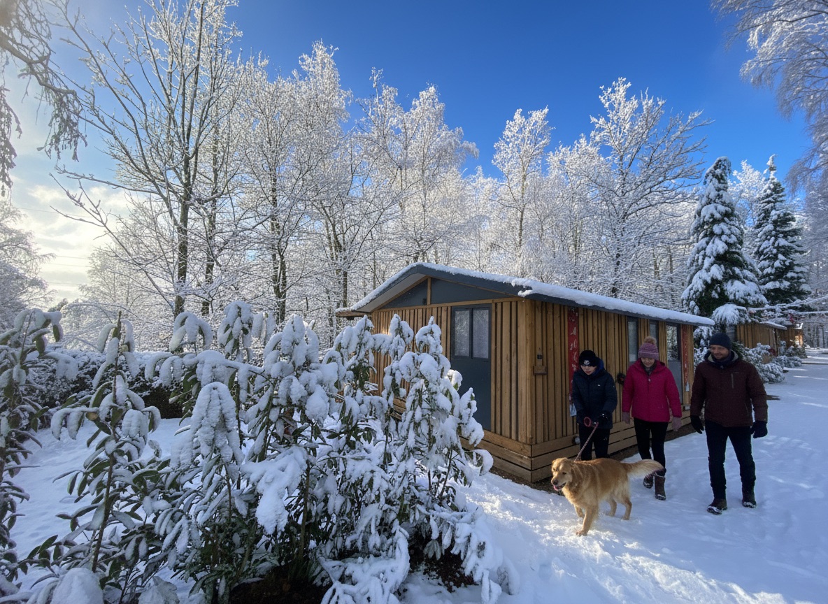 Un chalet nature avec spa privatif pour une évasion sensorielle à Anould — chambre