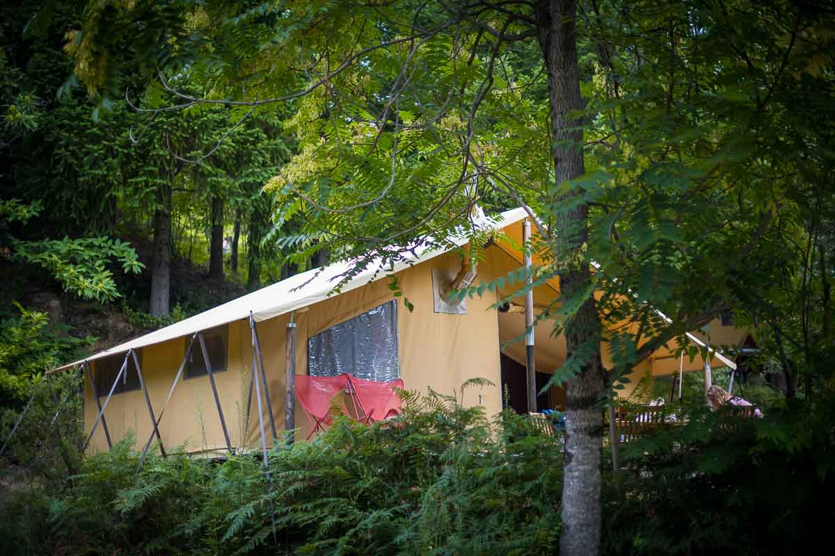 Tente Canadienne avec poêle à bois — Tipi confortable à Gard