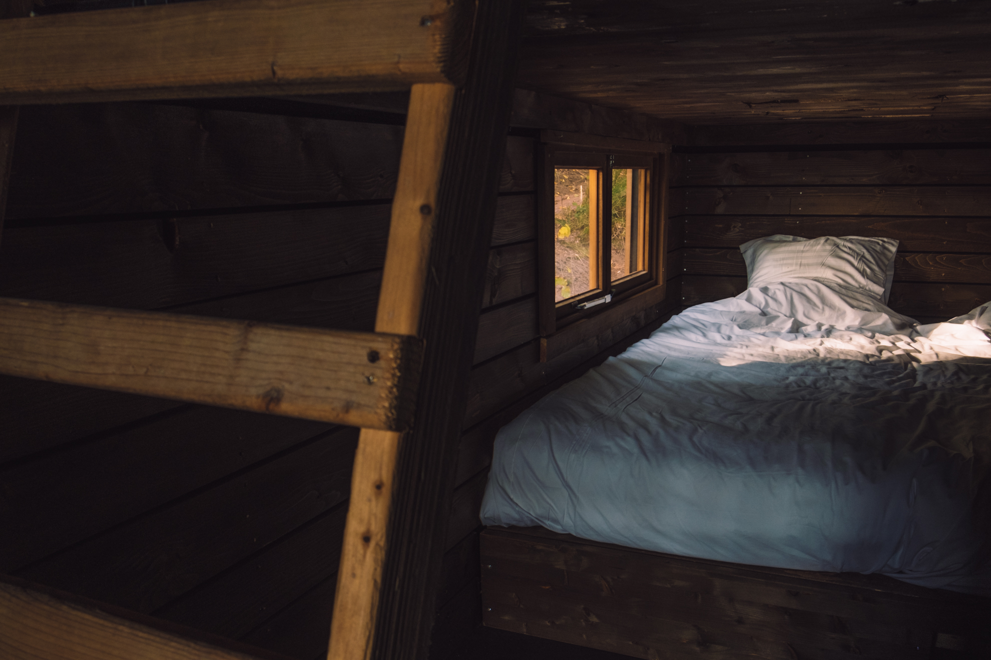 Nutchel Cabane Cosy — Cabane sur pilotis avec Bain Nordique à Bas-Rhin à Strasbourg — vue depuis la terrasse