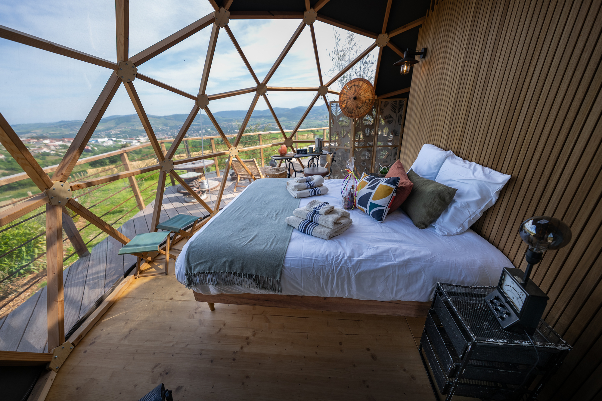 La bulle du coq & Spa — Nuit étoilée en Loire