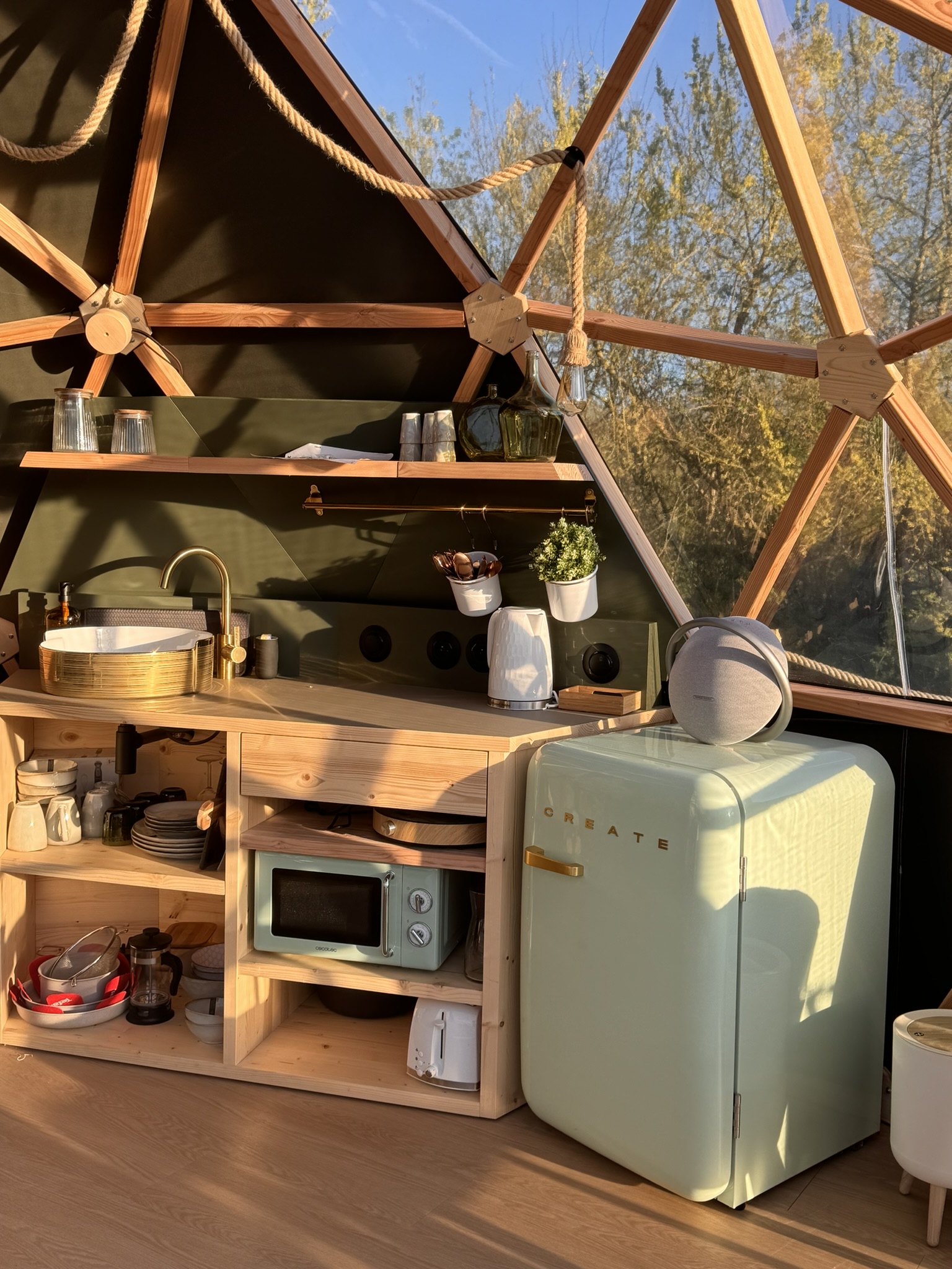 Dôme étoilé : une nuit sous les étoiles en Pays de la Loire à Orée D'anjou — chambre