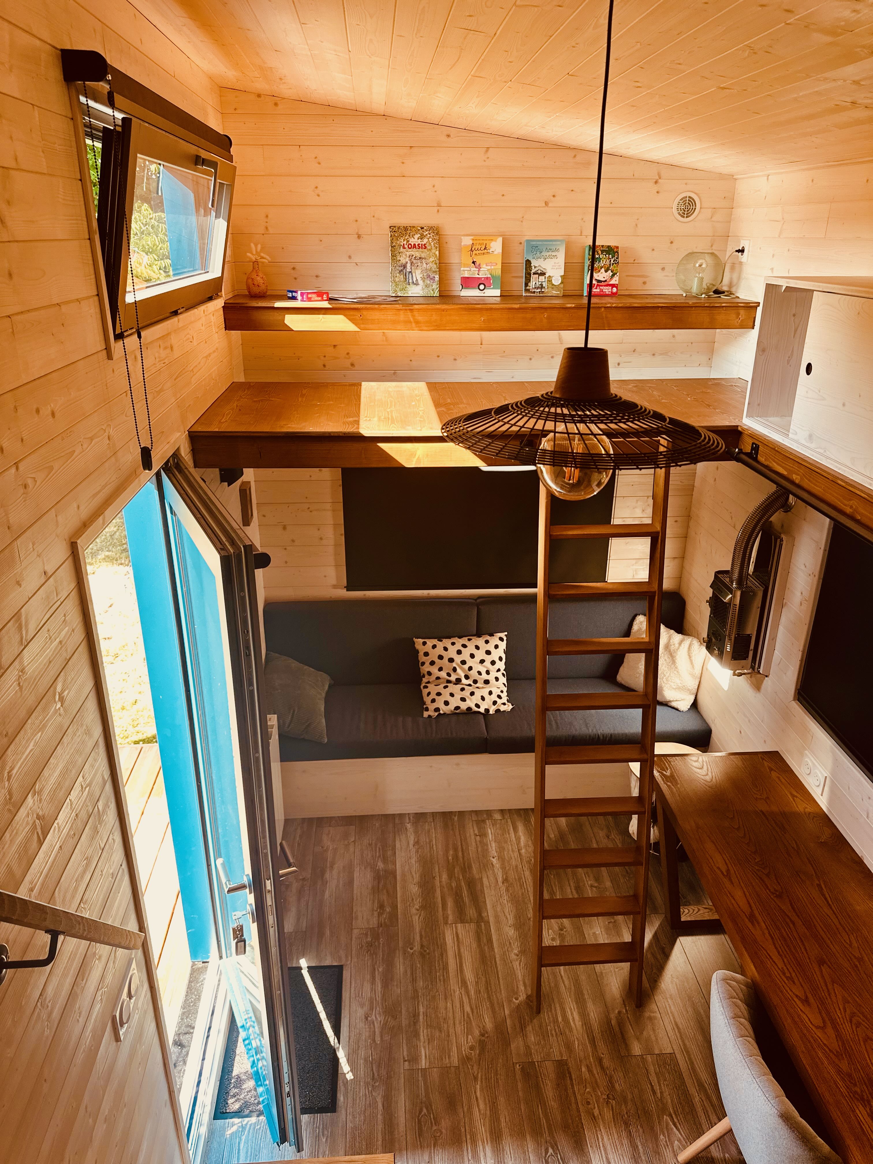 Tiny house des 4 vents — Séjour avec bain nordique en Eure-et-Loir à Chartres — chambre