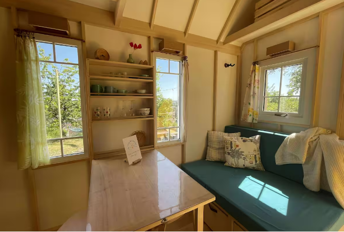 La Tiny de Margny — Tiny House panoramique à Margny (Oise) à Compiègne — vue intérieure