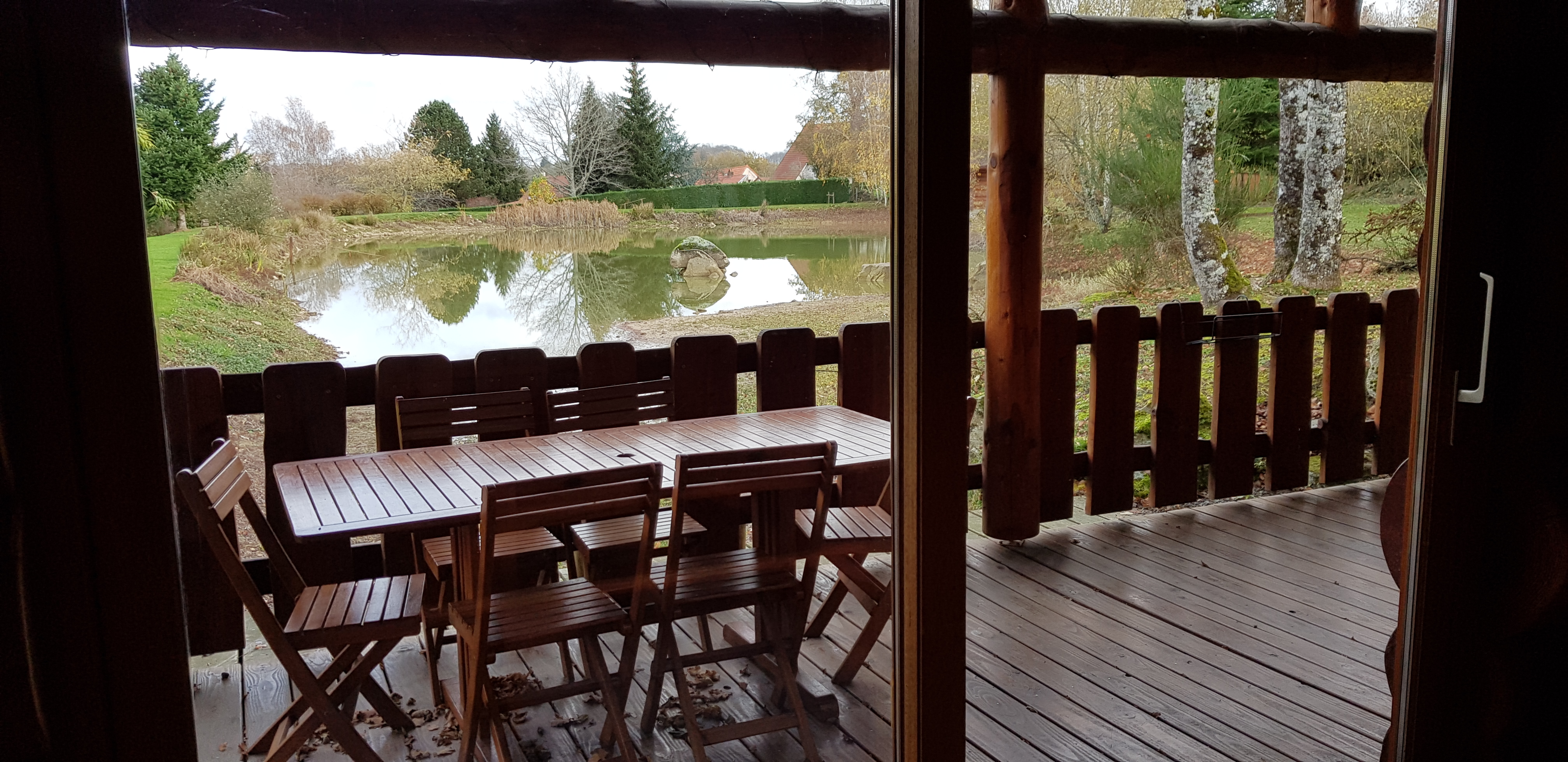 La cabane du Pêcheur — Cabane de trappeur avec spa à Creuse