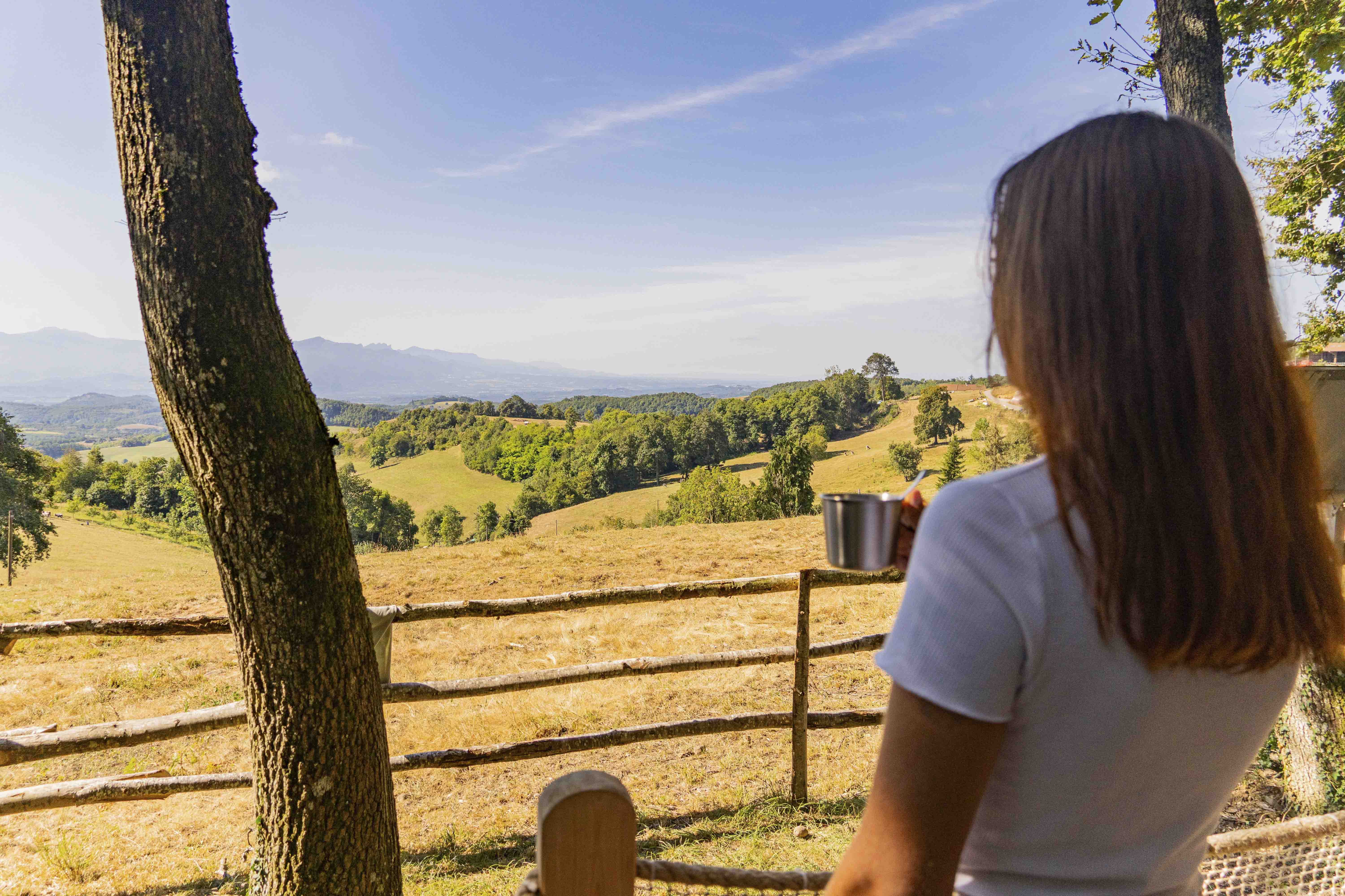 Tiny house avec vue imprenable sur le Vercors à Bessins — espace de vie