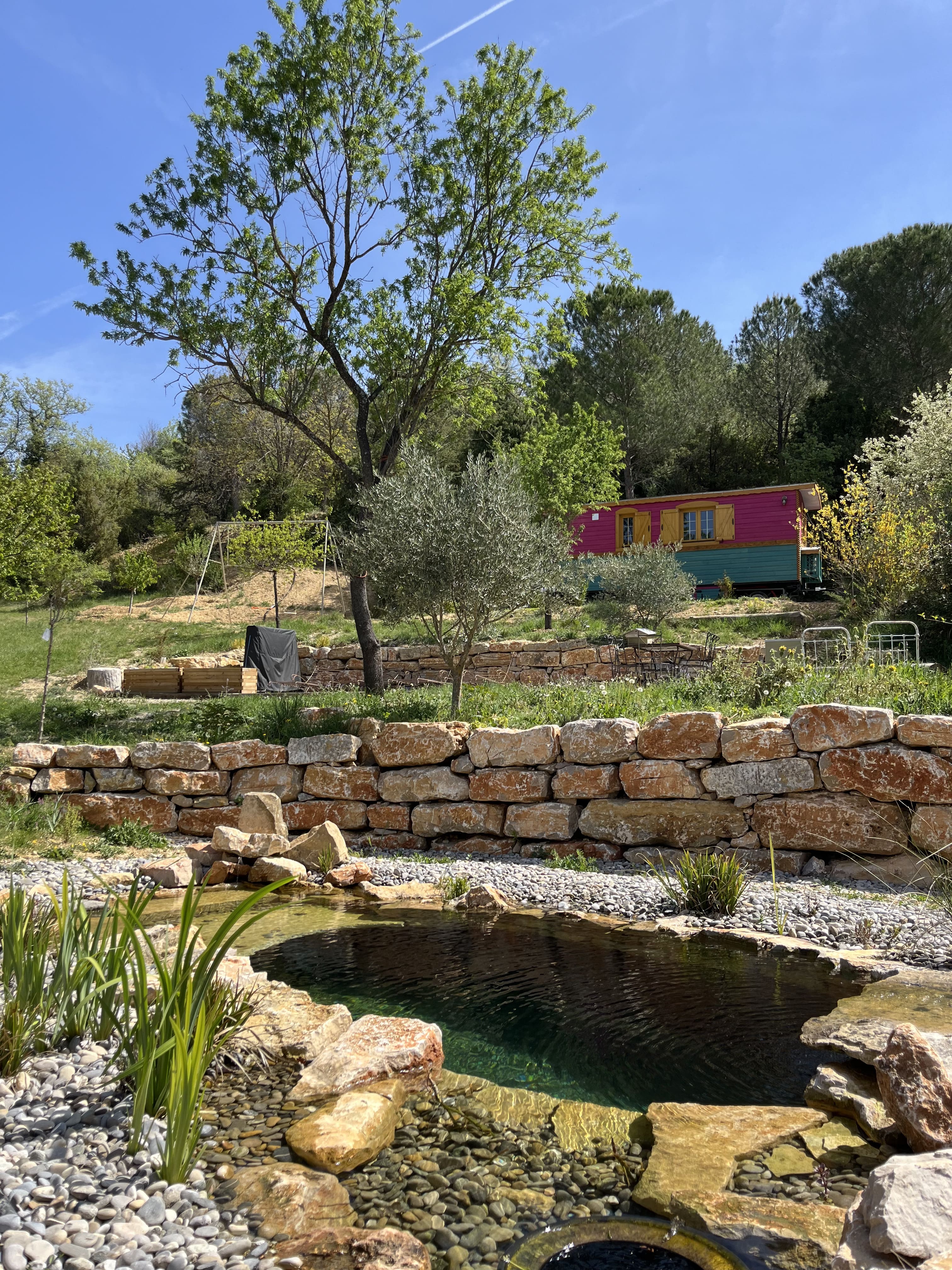 Évasion bohème en roulotte au cœur de la Provence — Roulotte à Valensole