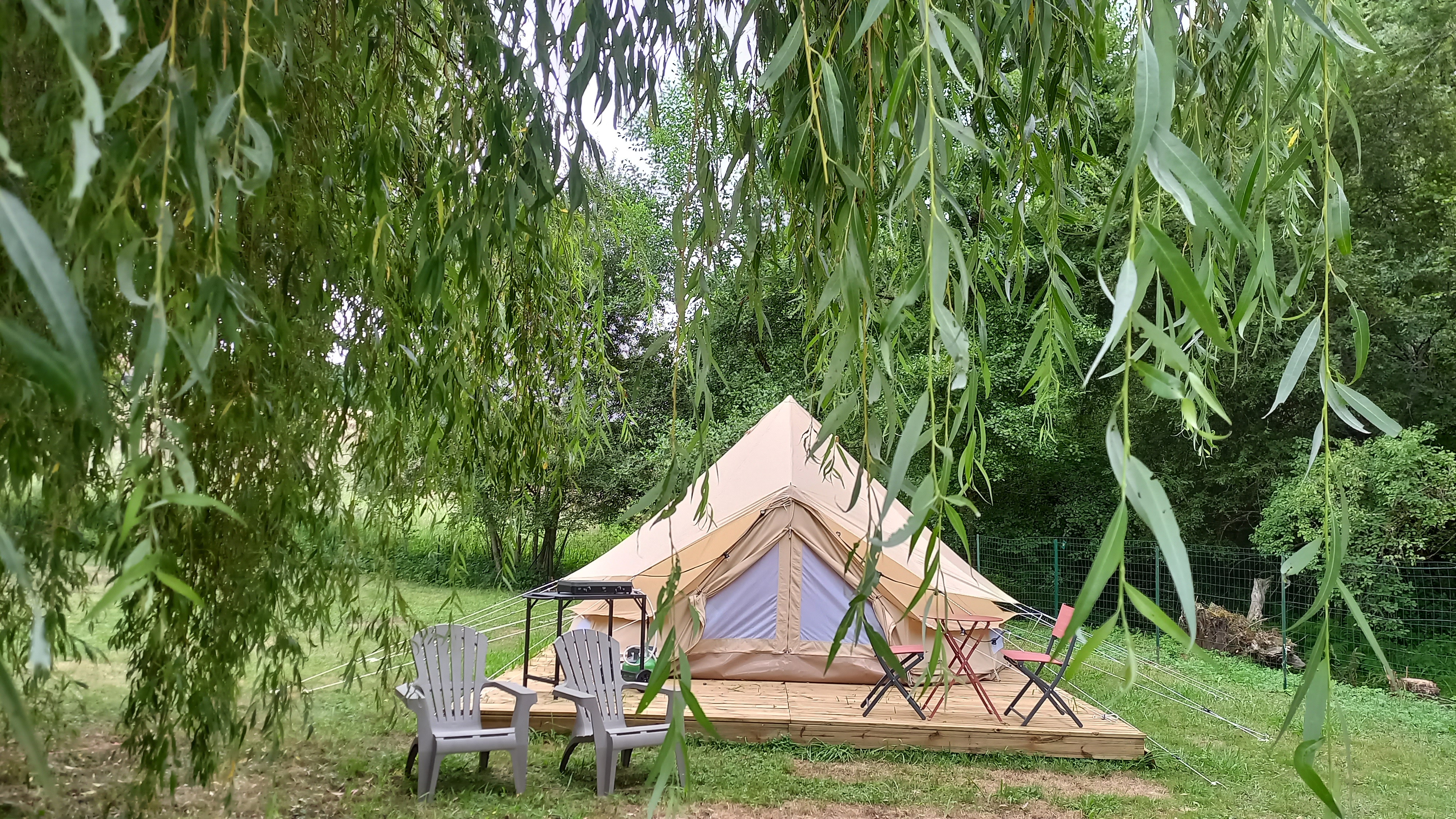 Tente Nori — Séjour nature avec spa à L'Orée du Bois, Pyrénées-Atlantiques
