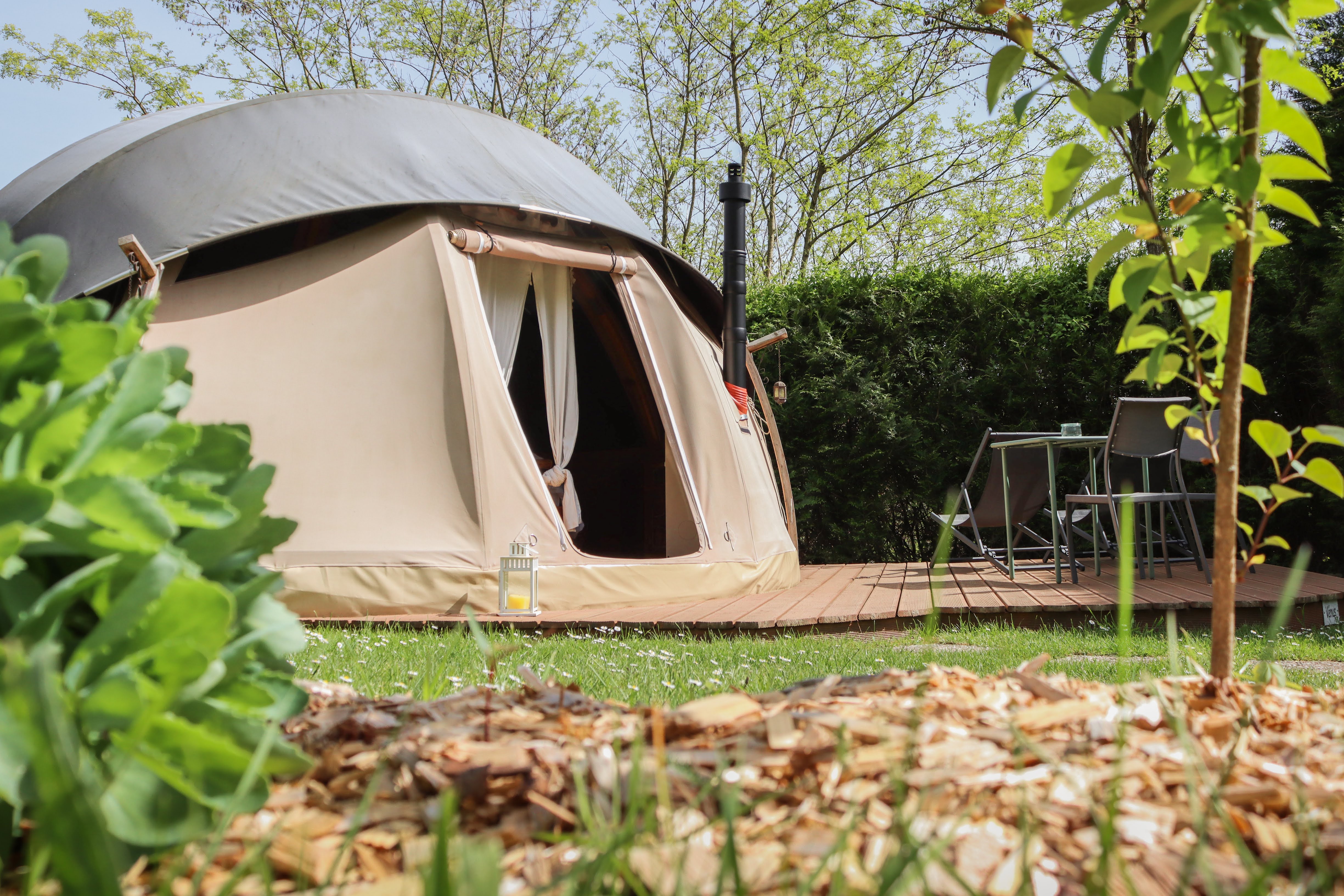 Vénus : un wigwam enchanteur en Alsace