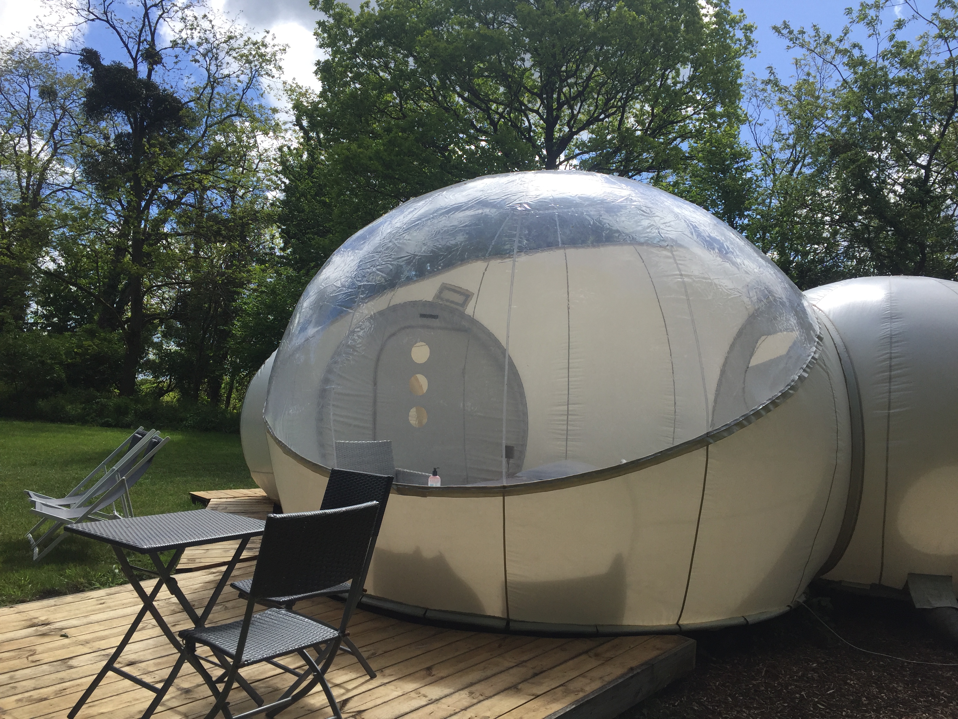 Bubble Star : une bulle d'évasion en Pays de la Loire à La Baconnière — espace de vie