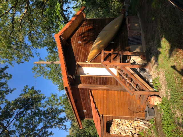 Tiny house du pêcheur — Chalet avec spa à Pulligny (Meurthe-et-Moselle)