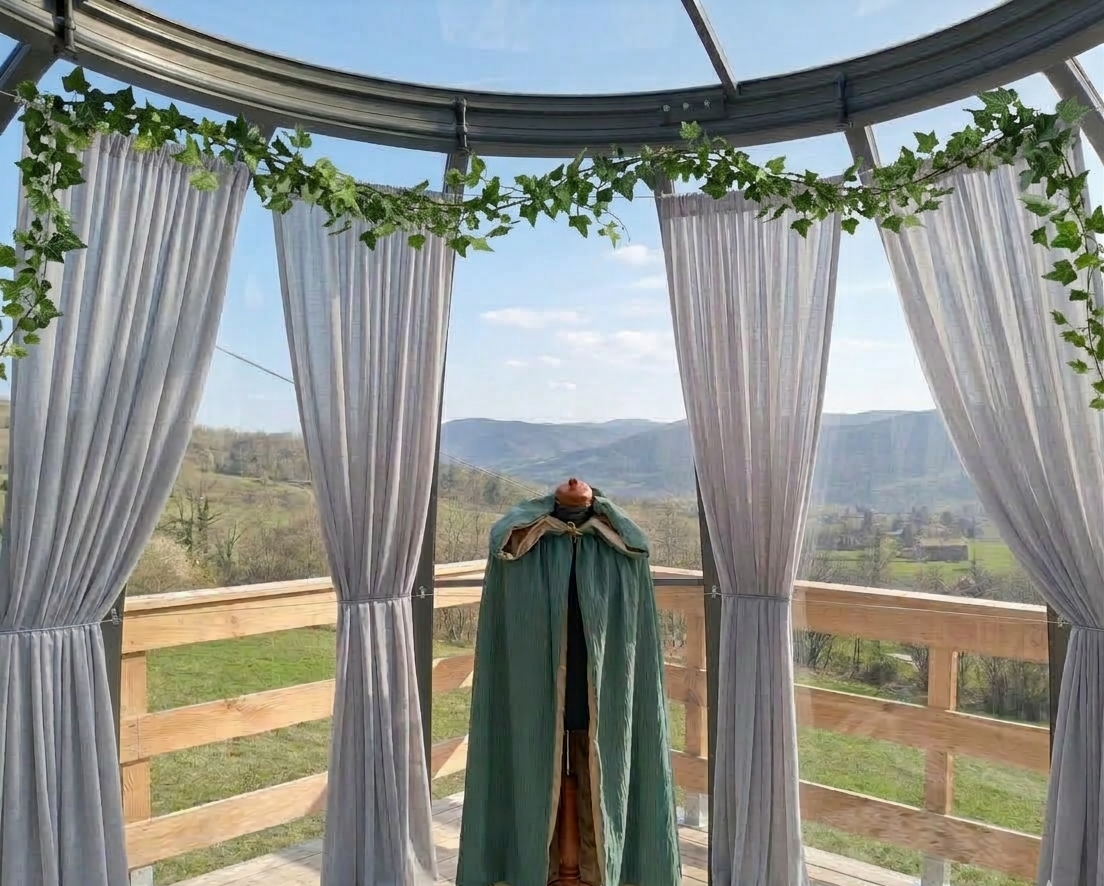LE REFLET DES ELFES — Dôme avec spa à Villefranche-sur-Saône à Villefranche-sur-Saône — cuisine