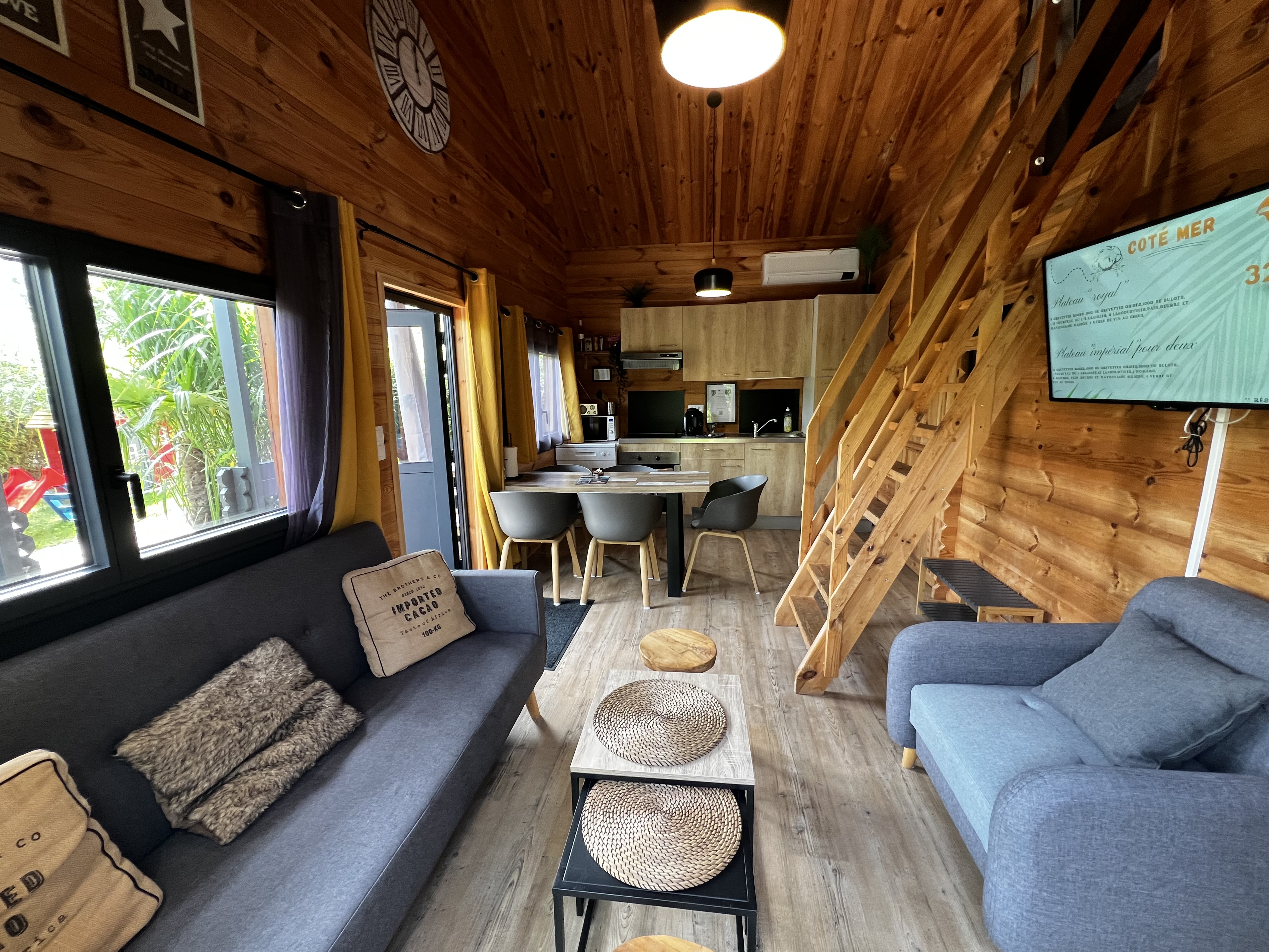 Le Cottage des Gîtes d'Armor n°1 — Chalet avec spa à Côtes-d'Armor à Saint-Brieuc — vue intérieure