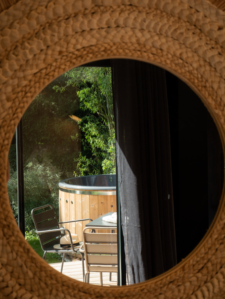 Le repère nature SPA — Ecolodge avec bain nordique à Seine-et-Marne à Serris — vue intérieure