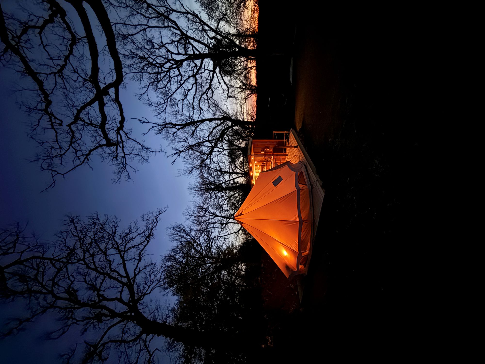 Tente nomade — Évasion chic en pleine nature à Lot à Saint-Cirgues — espace de vie