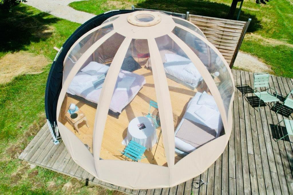 Les Bulles du Domaine de Suzel — Bulle avec spa à Échirolles (Isère) à Échirolles — espace de vie
