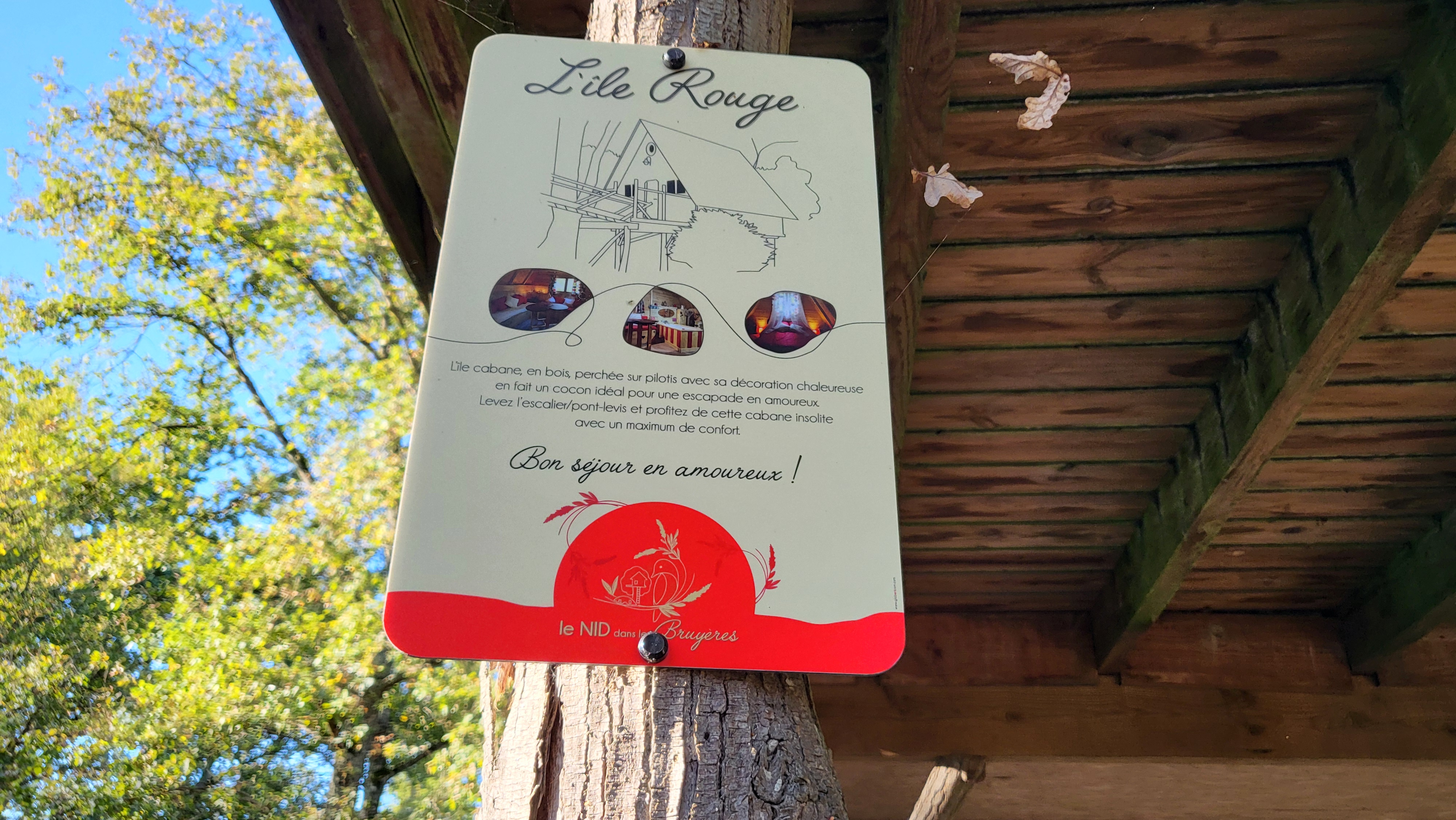 L'ILE ROUGE : une cabane sur pilotis au cœur de la Picardie à Fere En Tardenois — salle de bain