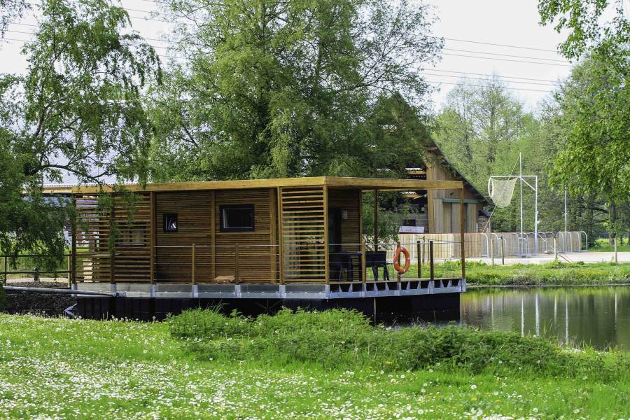 Une escapade insolite sur l'eau en Picardie à Beauchamps — vue depuis la terrasse