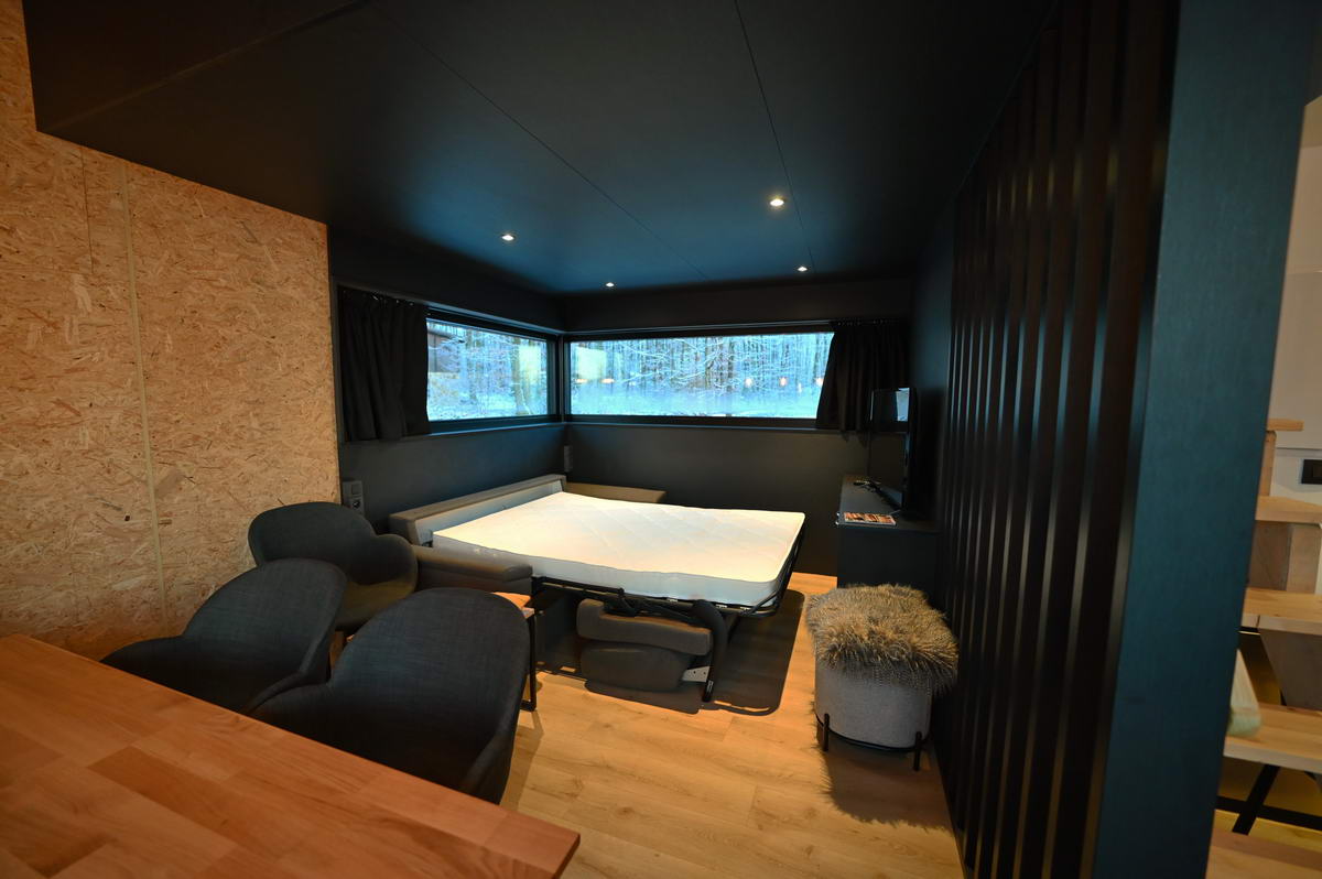 Photo 7/9 — Ecolodge « Forest Cube Tradition — Ecolodge avec spa à Namur » à Namur Wallonie