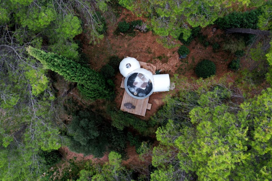 Bulle Liberty : une évasion en Provence-Alpes-Côte d'Azur à Carnoules — vue intérieure