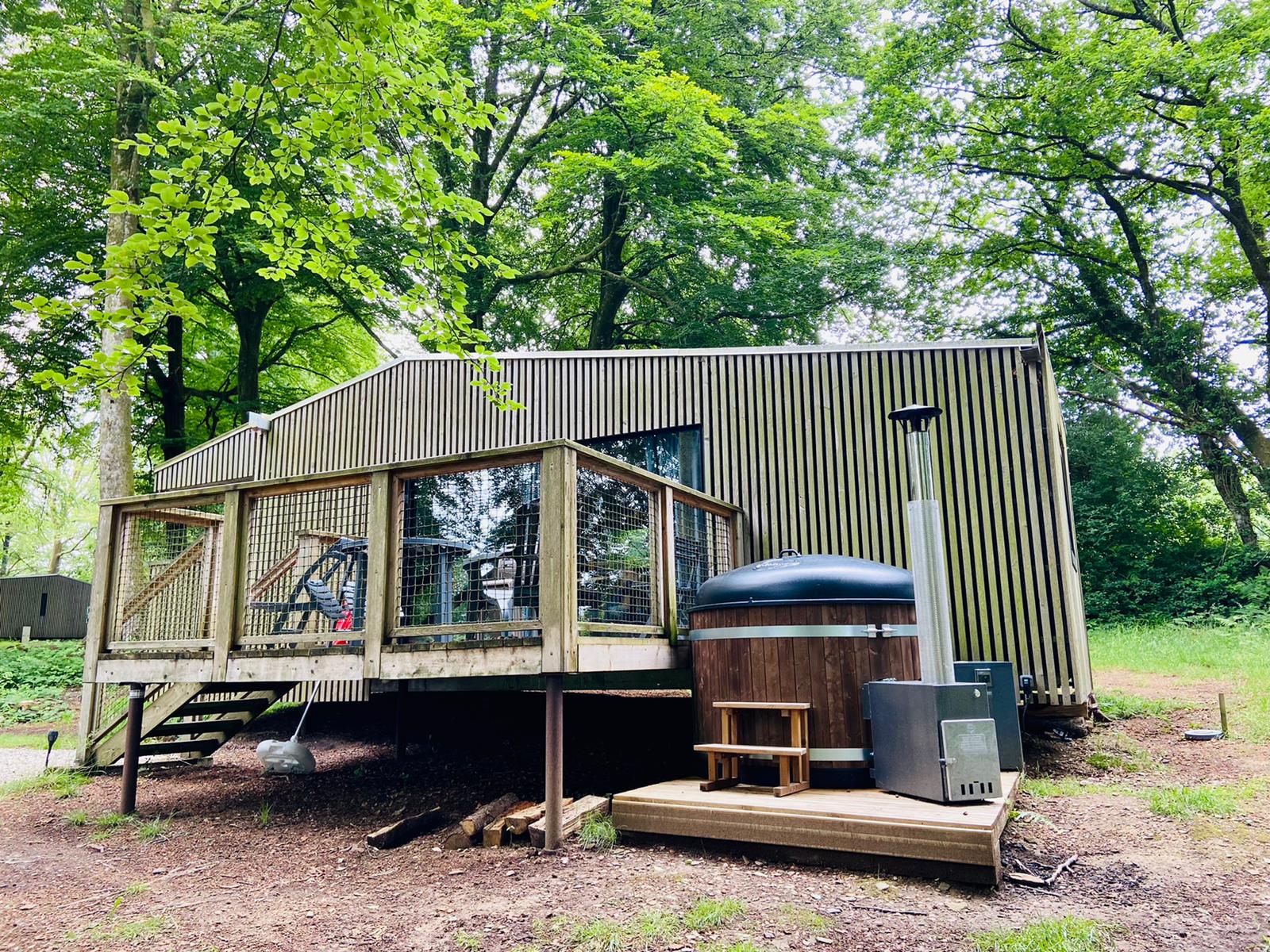Chalet-Lodge & Spa : une cabane immersive en Basse-Normandie — Chalet à Saint-Sever-Calvados